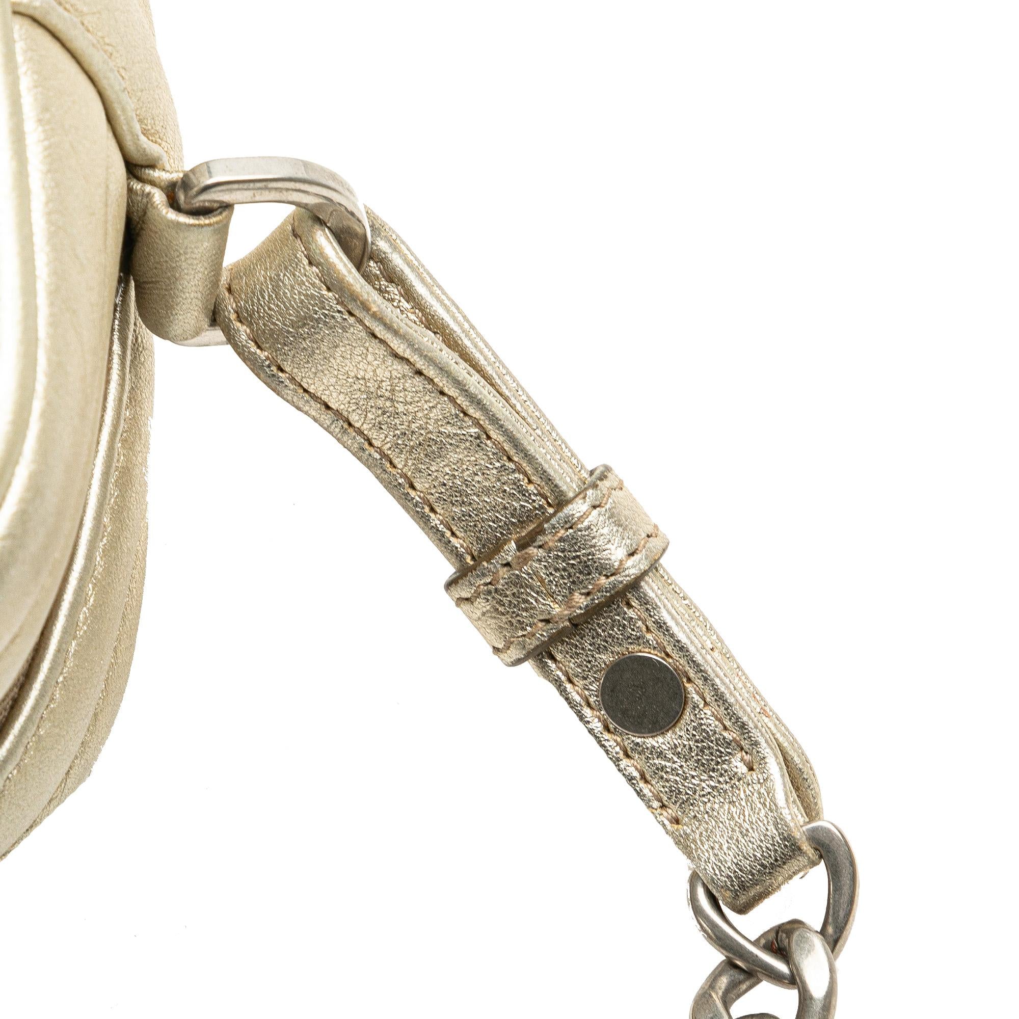 Prada Metallic Nappa Impunture Diagramme Camera Bag (SHG-kI9IjU)