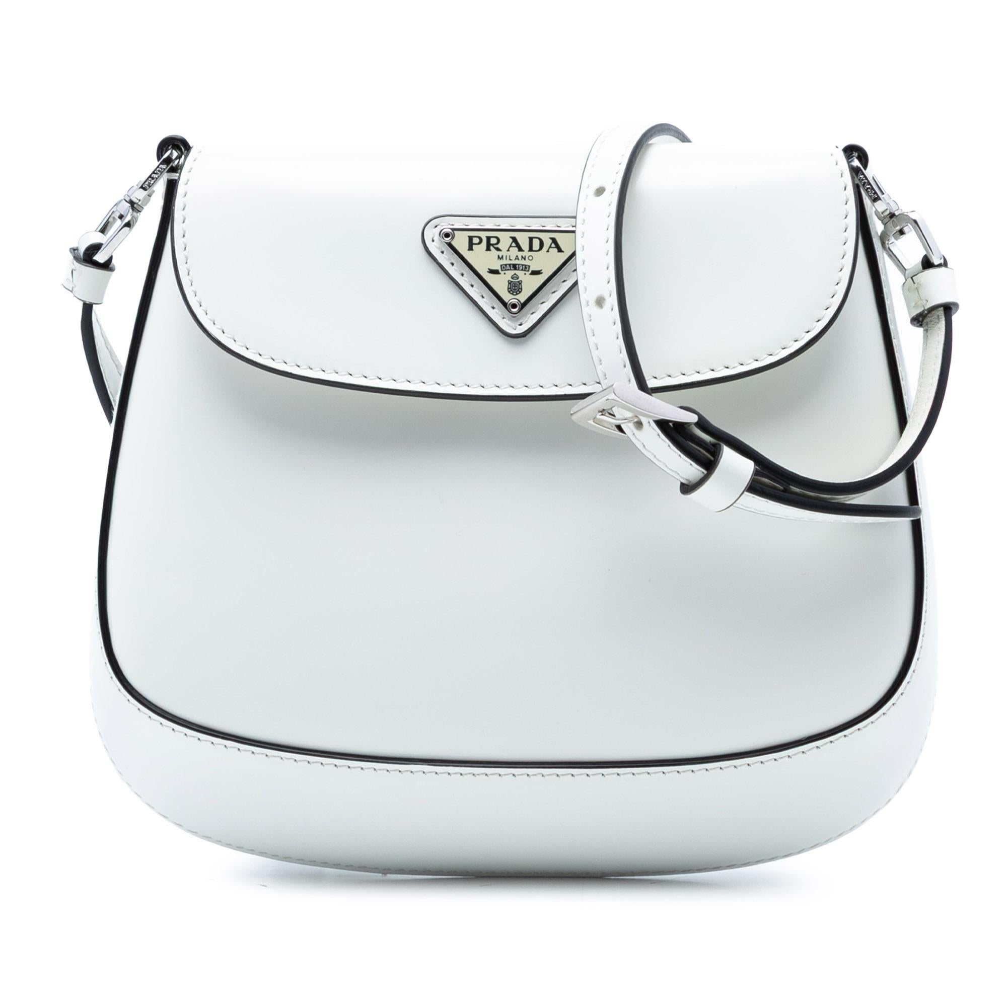 Prada Mini Brushed Leather Cleo Bag
