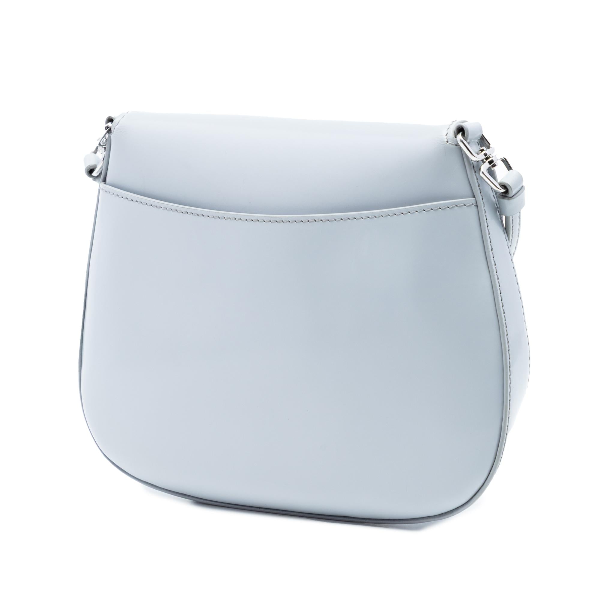 Prada Mini Brushed Leather Cleo Flap
