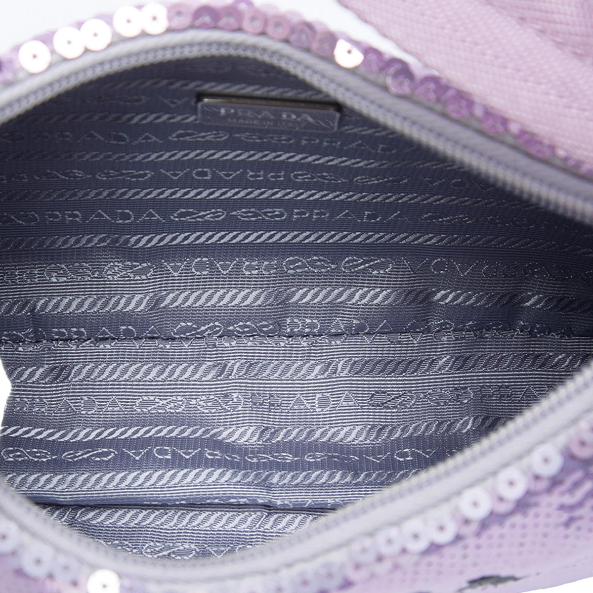 Prada Mini Re Nylon Paillettes Sequin Re Edition 2000 Shoulder Bag