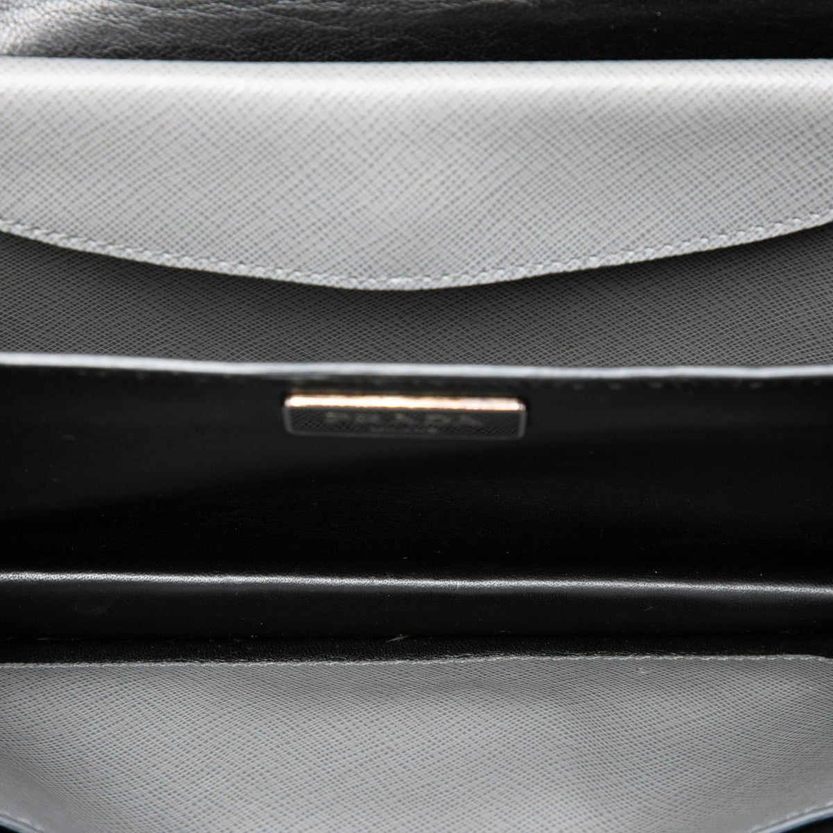 Prada Mini Saffiano Lux Sound Lock Satchel