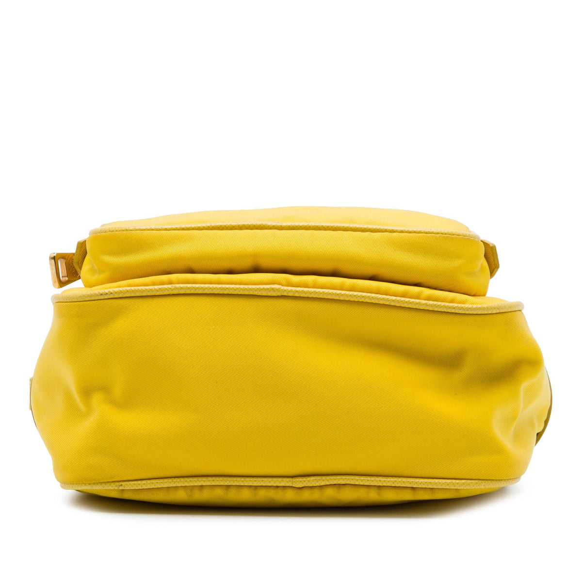 Prada Mini Saffiano Trimmed Tessuto Front Pocket Camera Bag