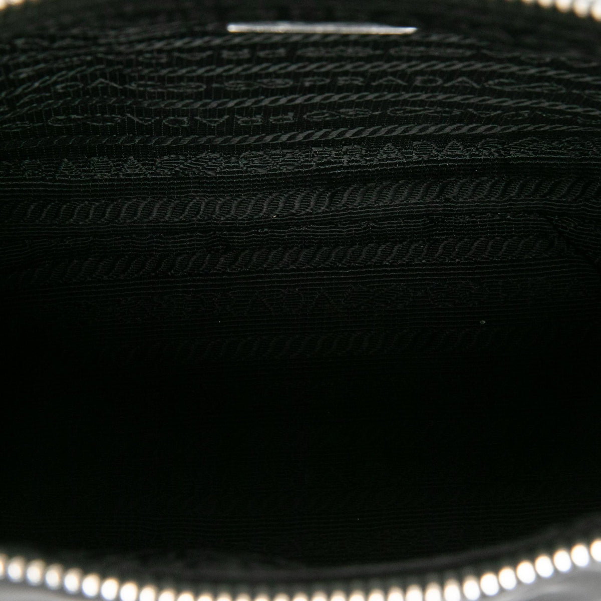Prada Mini Saffiano Trimmed Tessuto Re Edition 2005 Satchel