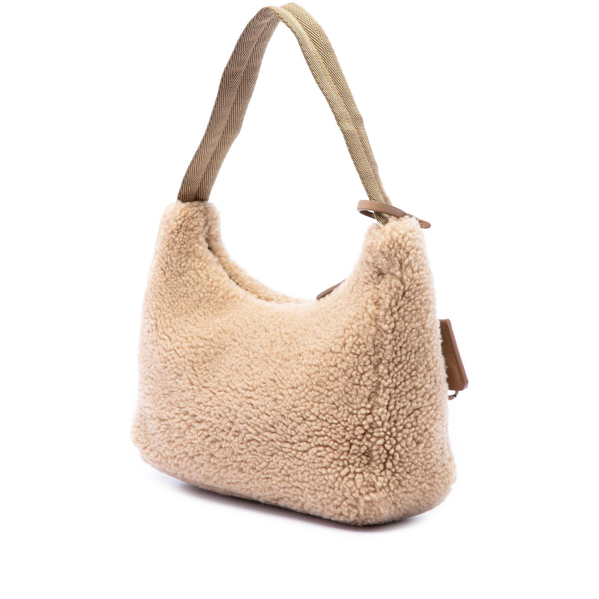 Prada Mini Shearling Re Edition 2000 Shoulder Bag