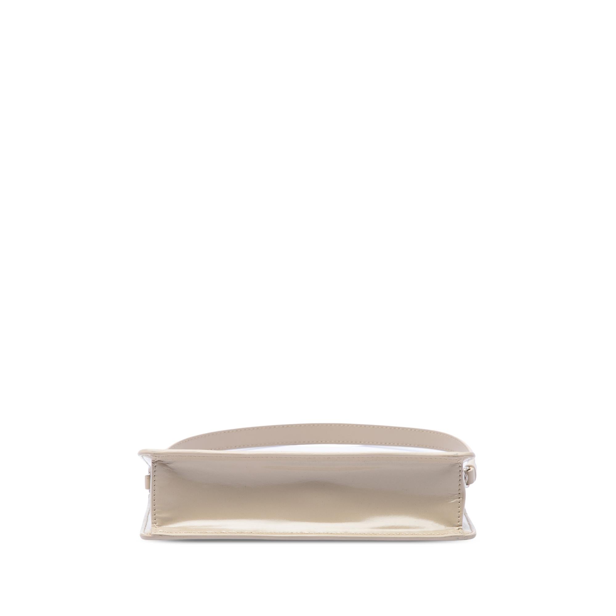 Prada Mini Spazzolato Leather Shoulder Bag