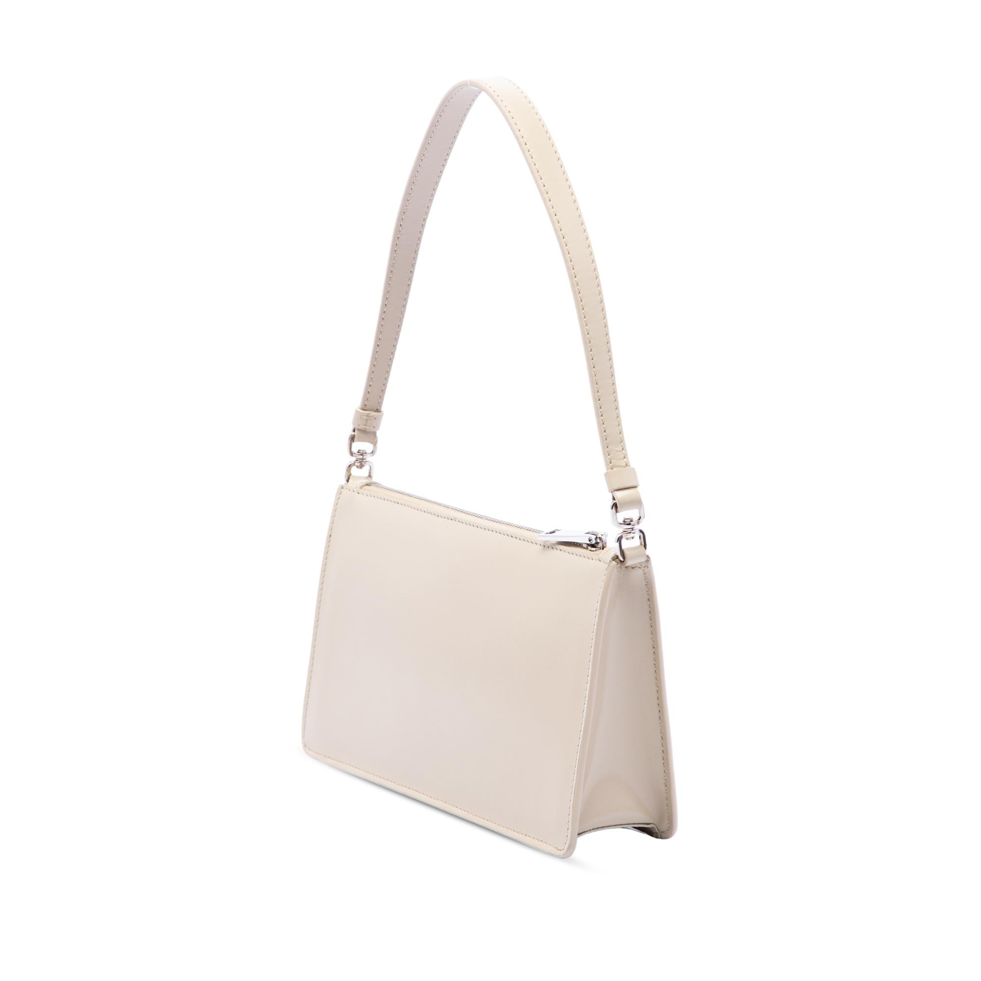 Prada Mini Spazzolato Leather Shoulder Bag