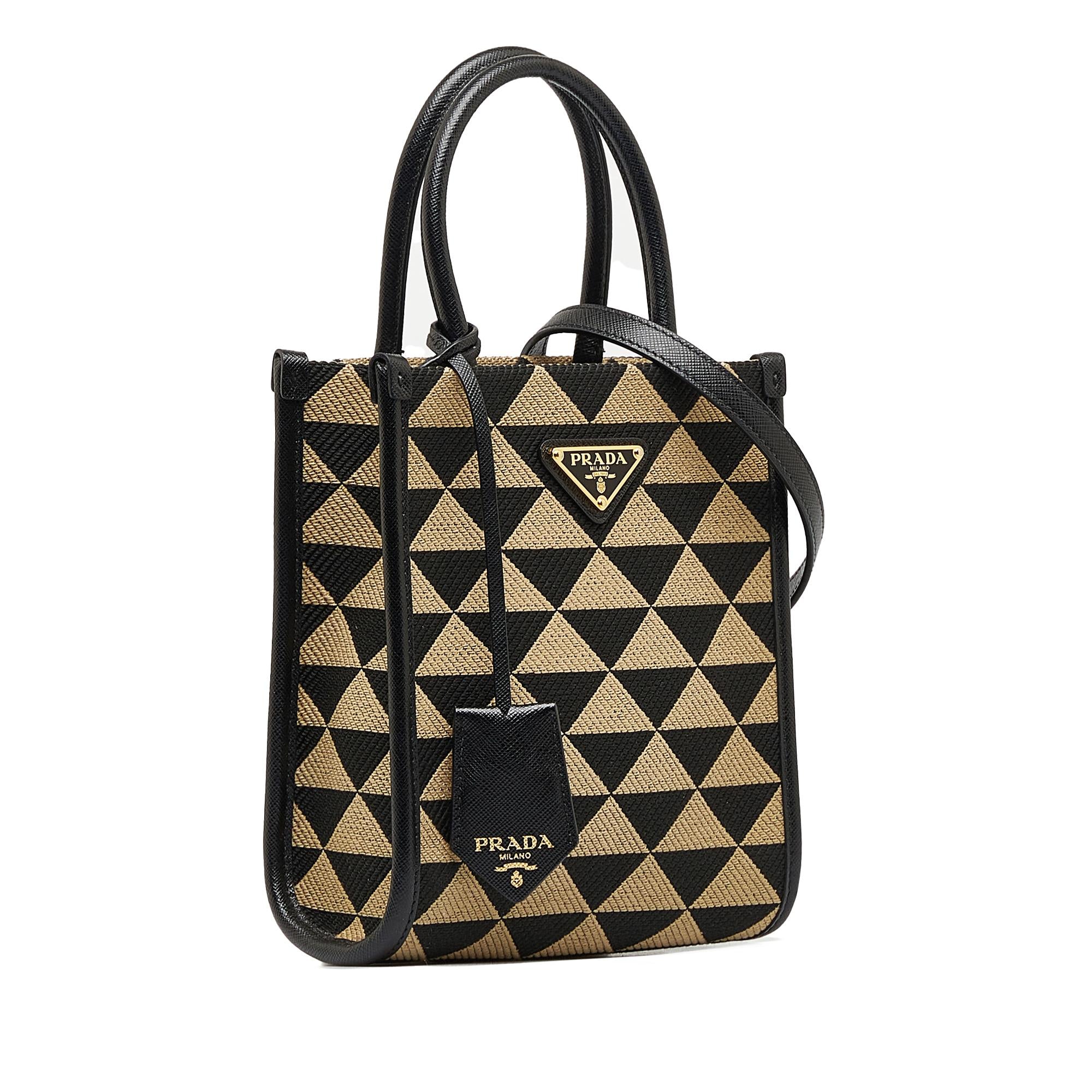 Prada Mini Symbole Triangolo Tote