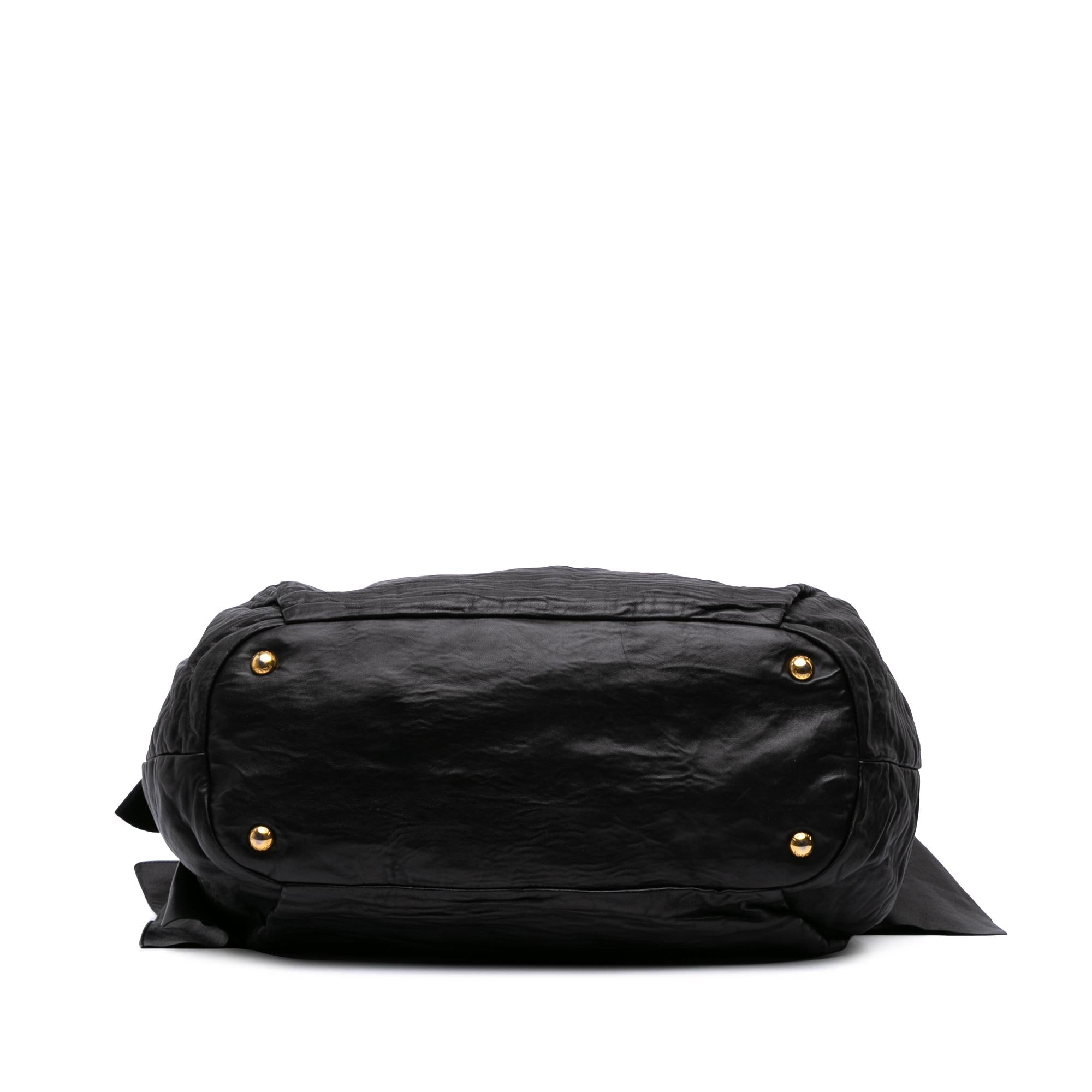 Prada Nappa Antique Bow Satchel