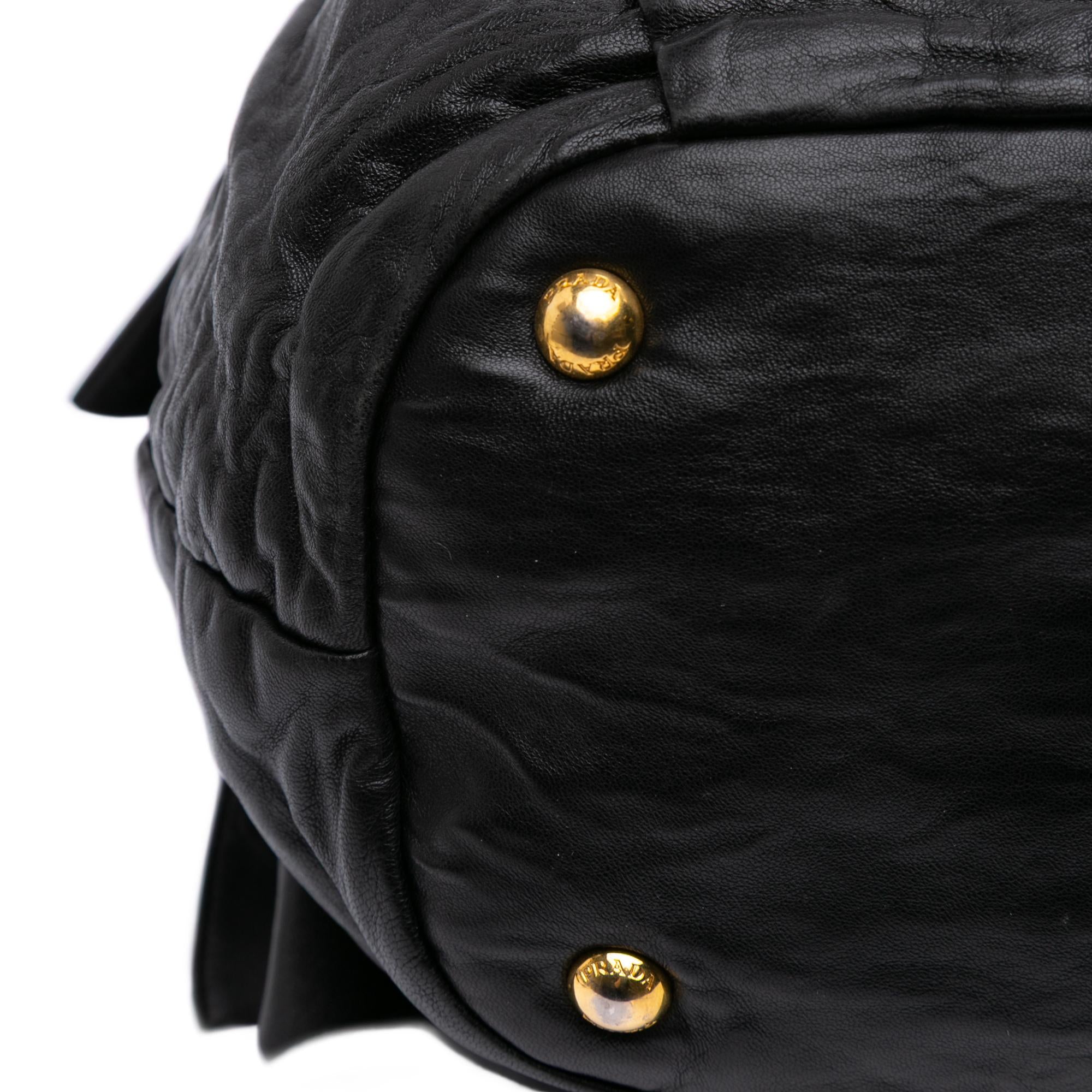 Prada Nappa Antique Bow Satchel