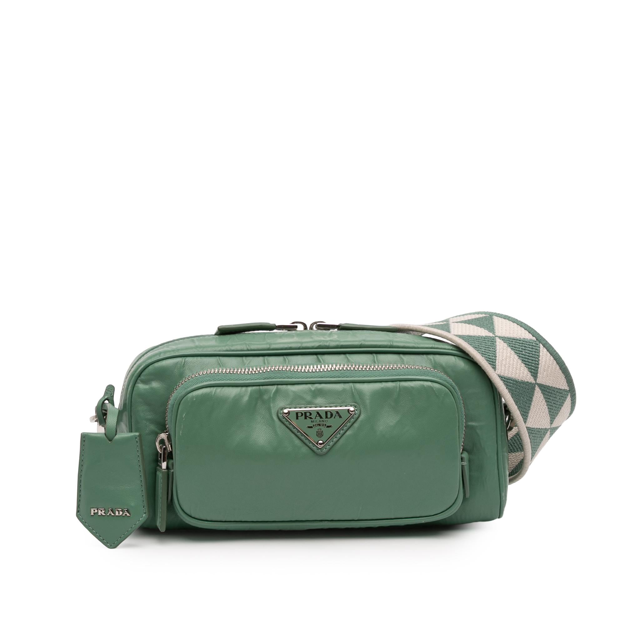 Prada Nappa Antique Multi Pocket Crossbody