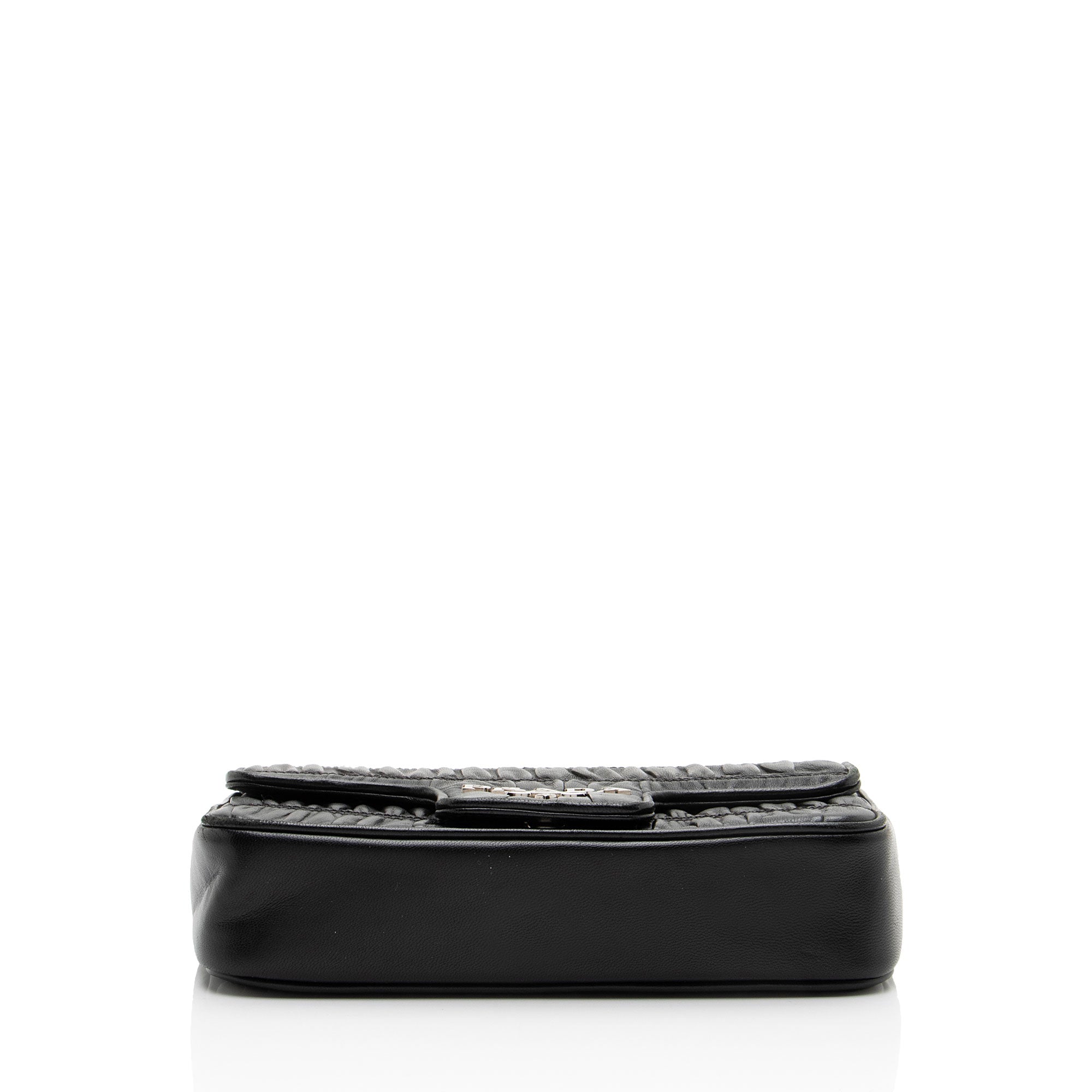 Prada Nappa Gaufre Chain Small Flap Bag