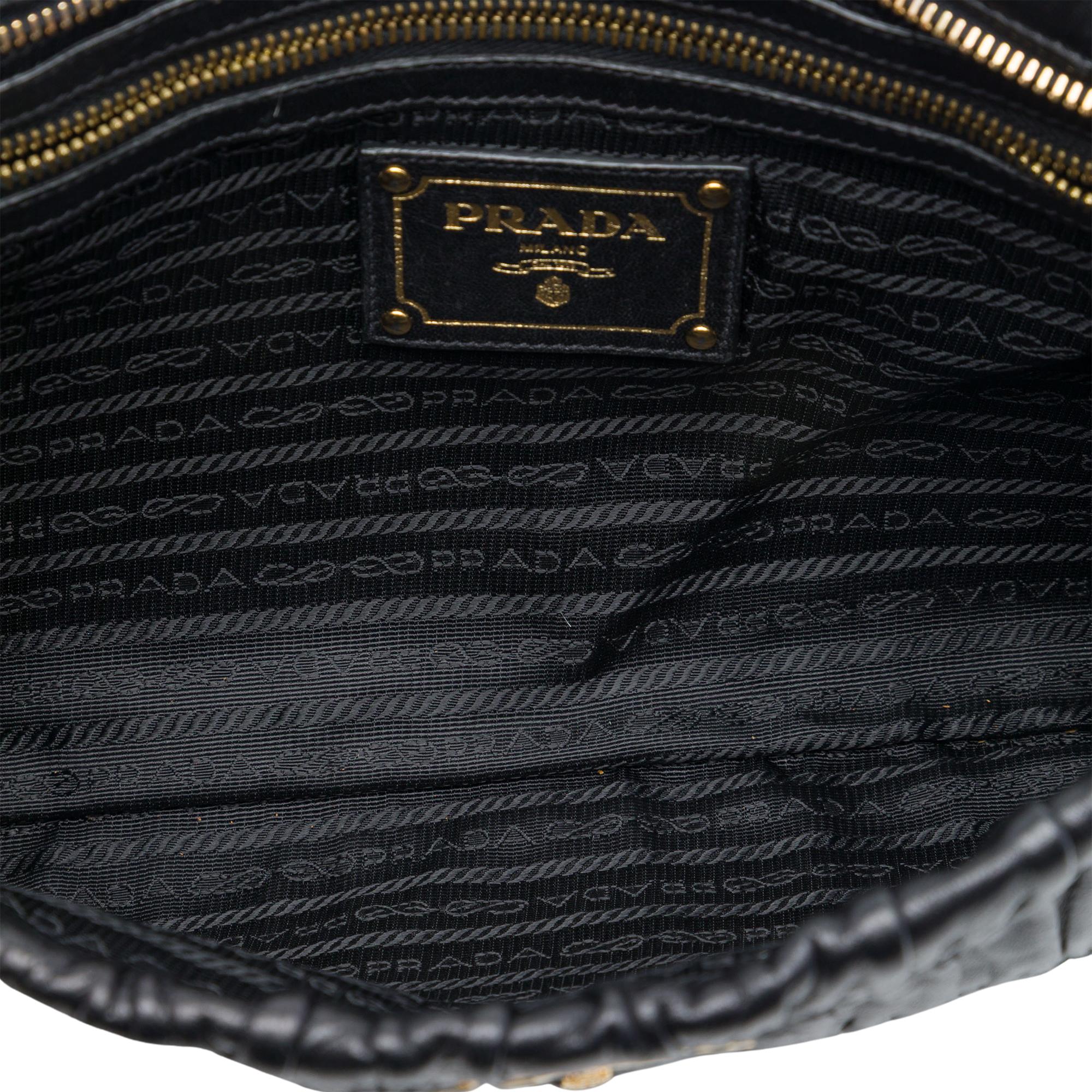Prada Nappa Gaufre Clutch