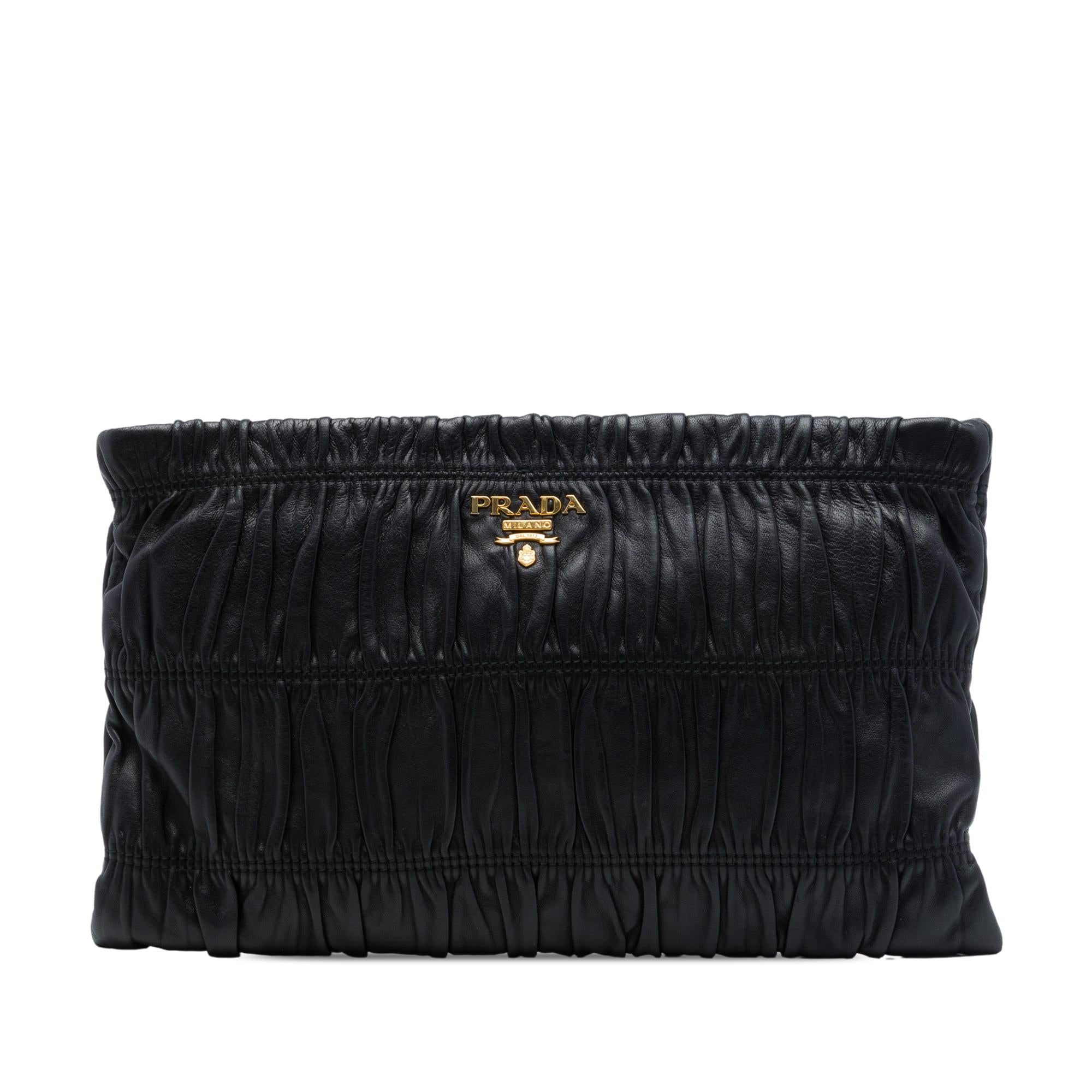 Prada Nappa Gaufre Clutch