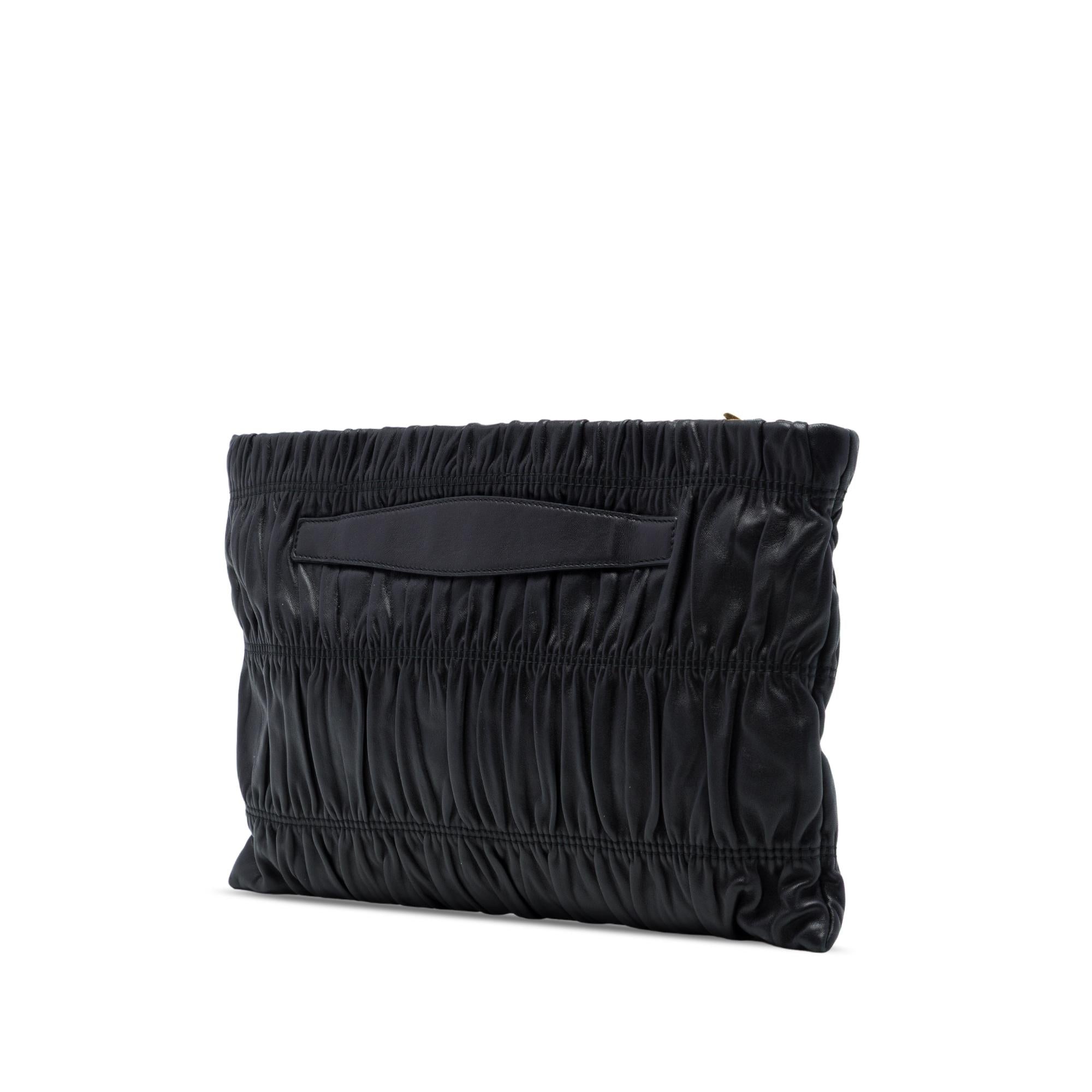 Prada Nappa Gaufre Clutch
