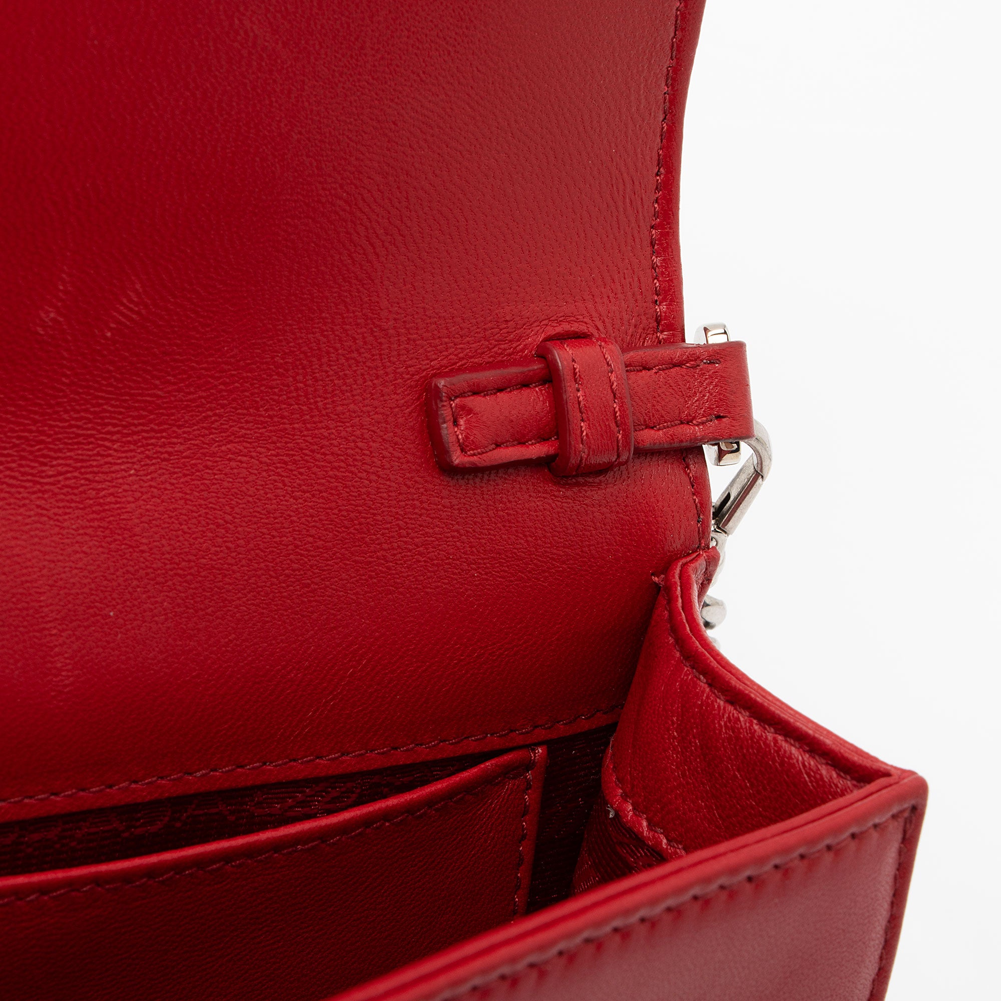 Prada Nappa Gaufre Leather Chain Flap Bag