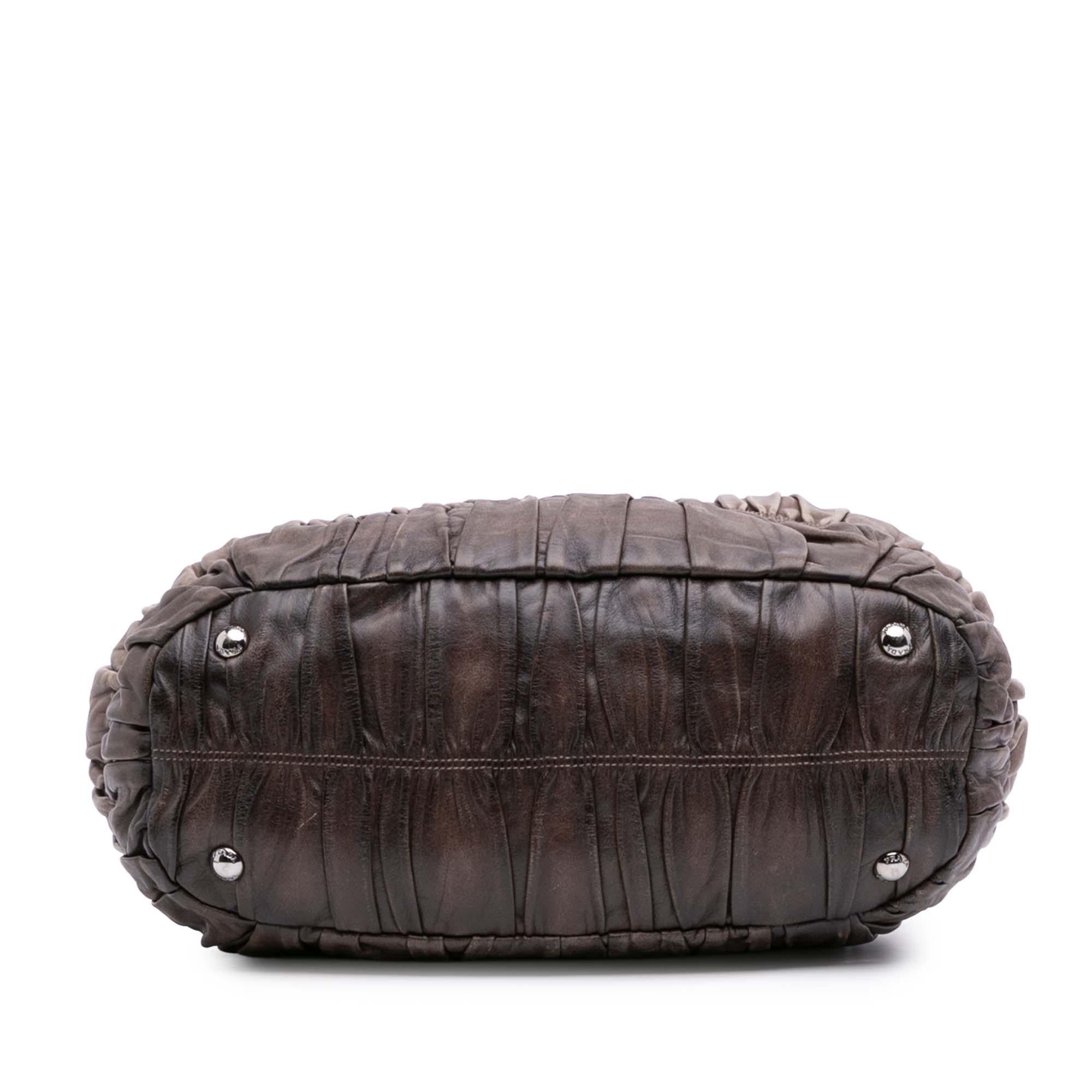 Prada Nappa Gaufre Ombre Satchel