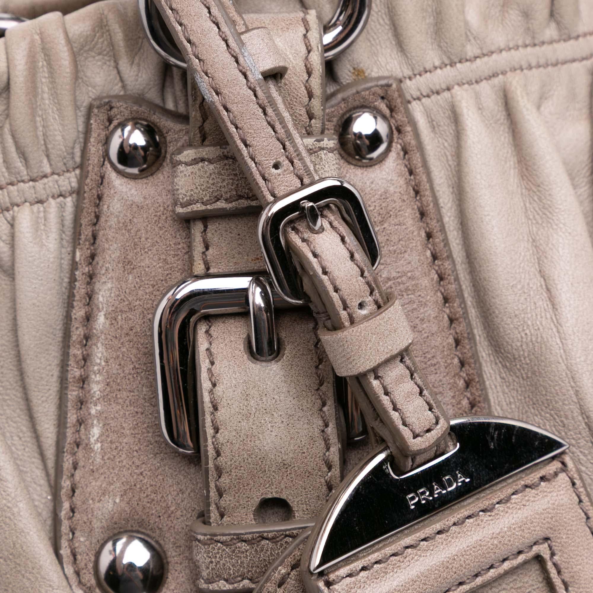 Prada Nappa Gaufre Ombre Satchel