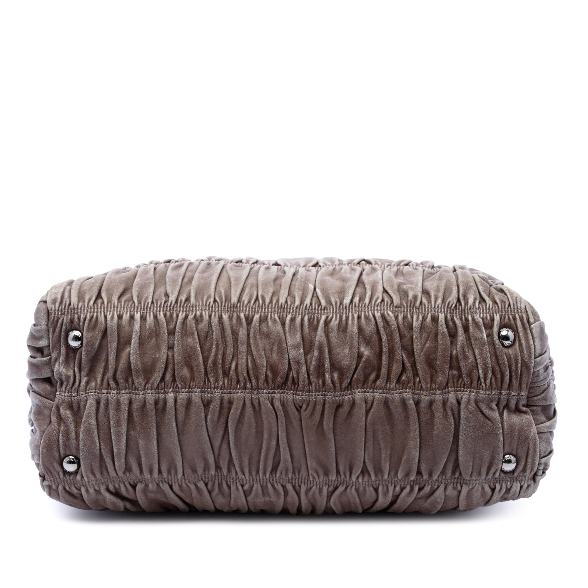 Prada Nappa Gaufre Ombre Satchel