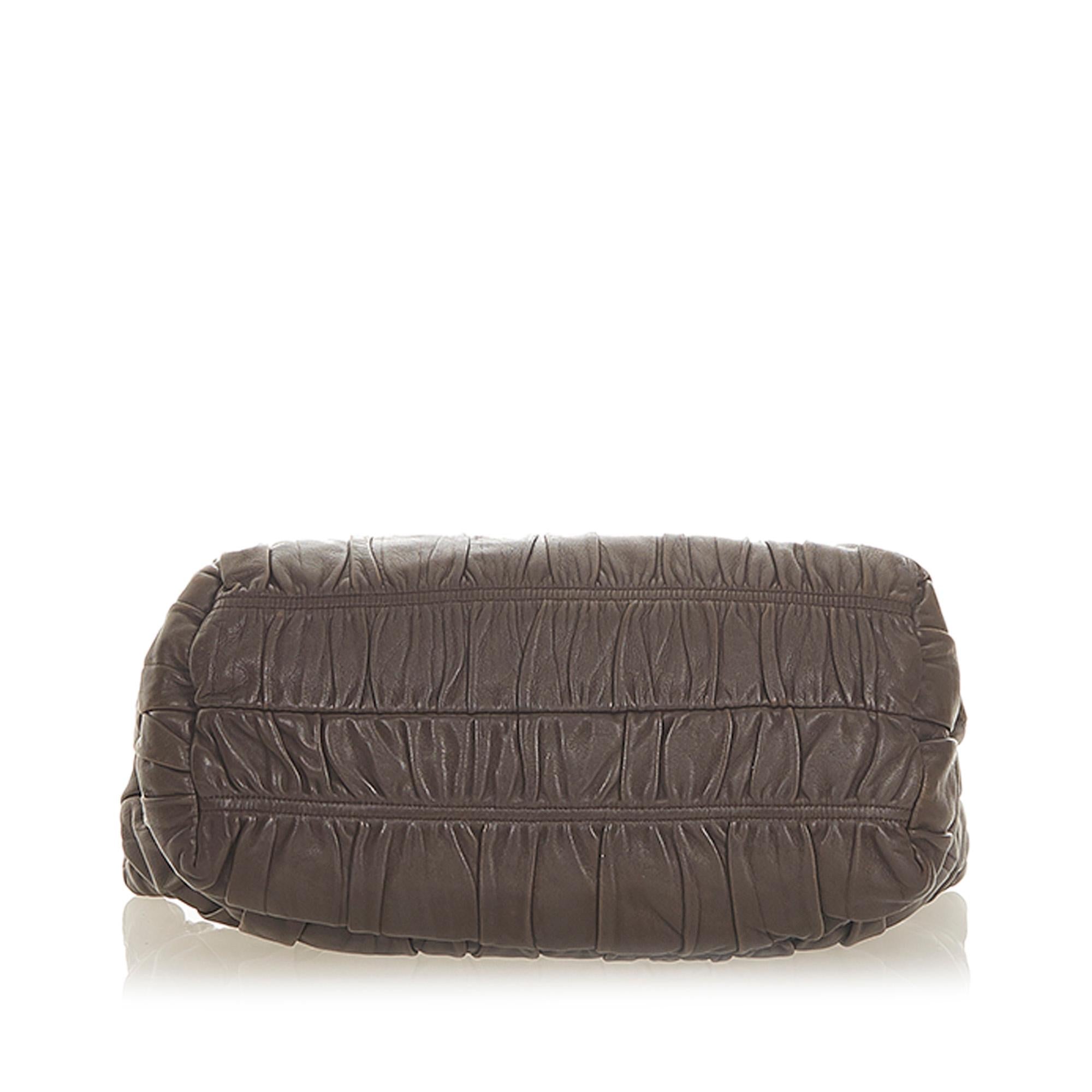 Prada Nappa Gaufre Satchel (SHG-32357)