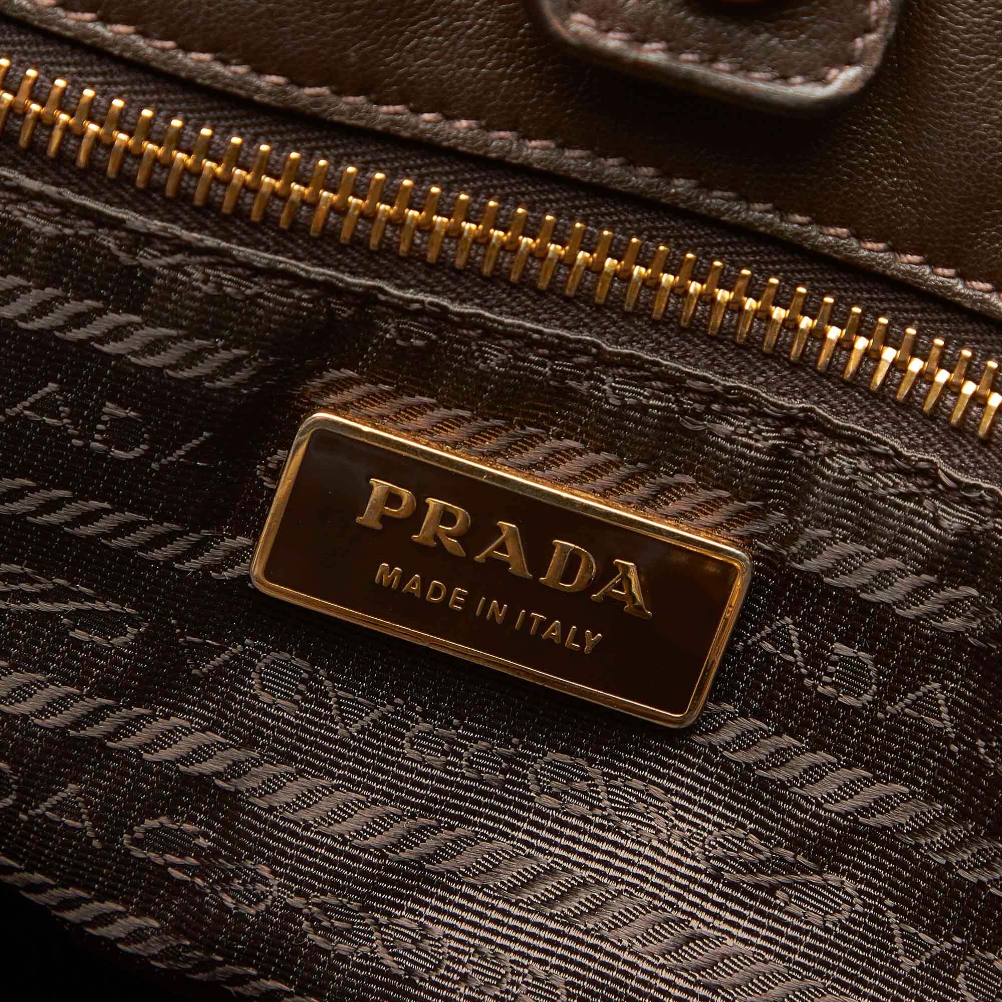 Prada Nappa Gaufre Satchel (SHG-32357)