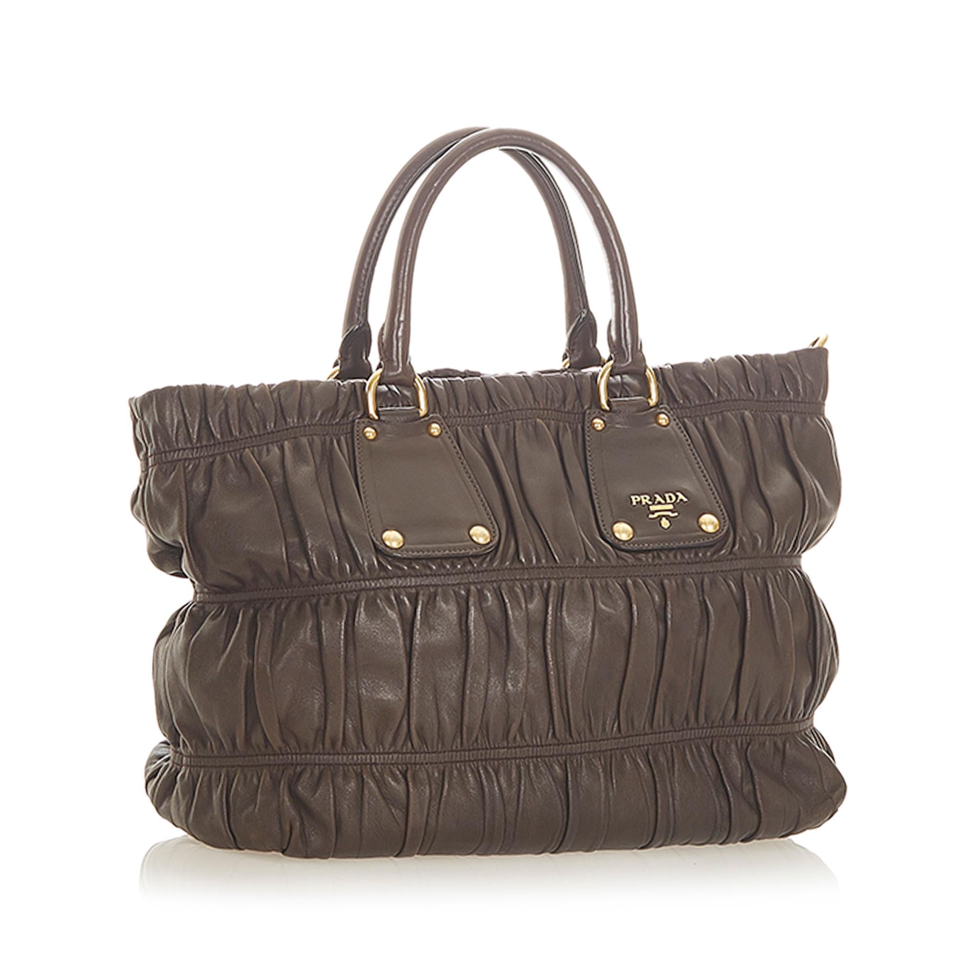 Prada Nappa Gaufre Satchel (SHG-32357)