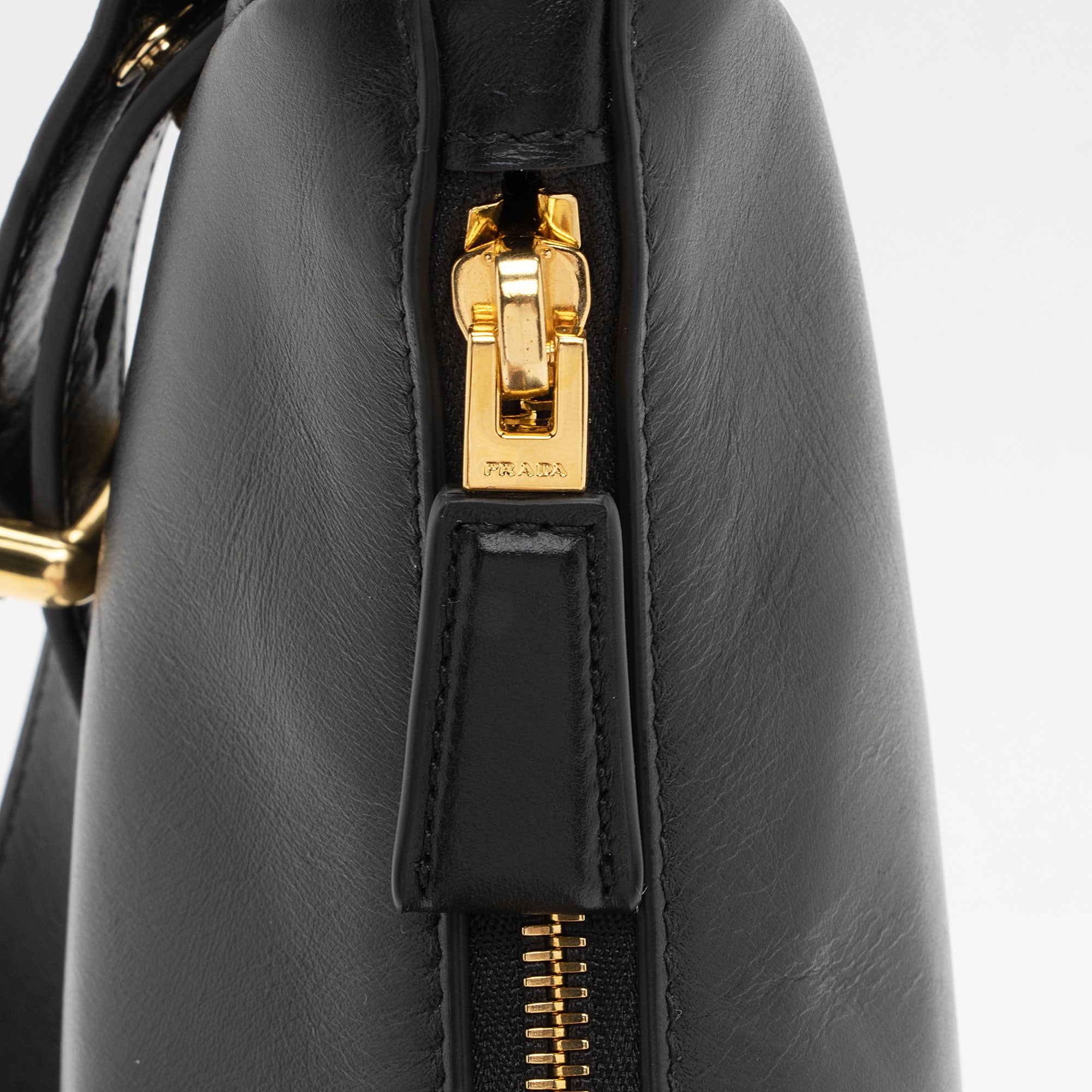 Prada Nappa Leather Arque Shoulder Bag (SHF-7Ggvwt)