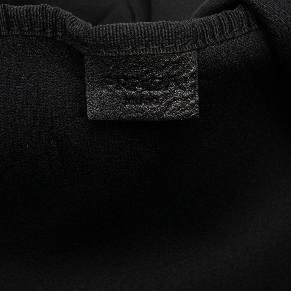 Prada Neoprene Logo Shopping Tote