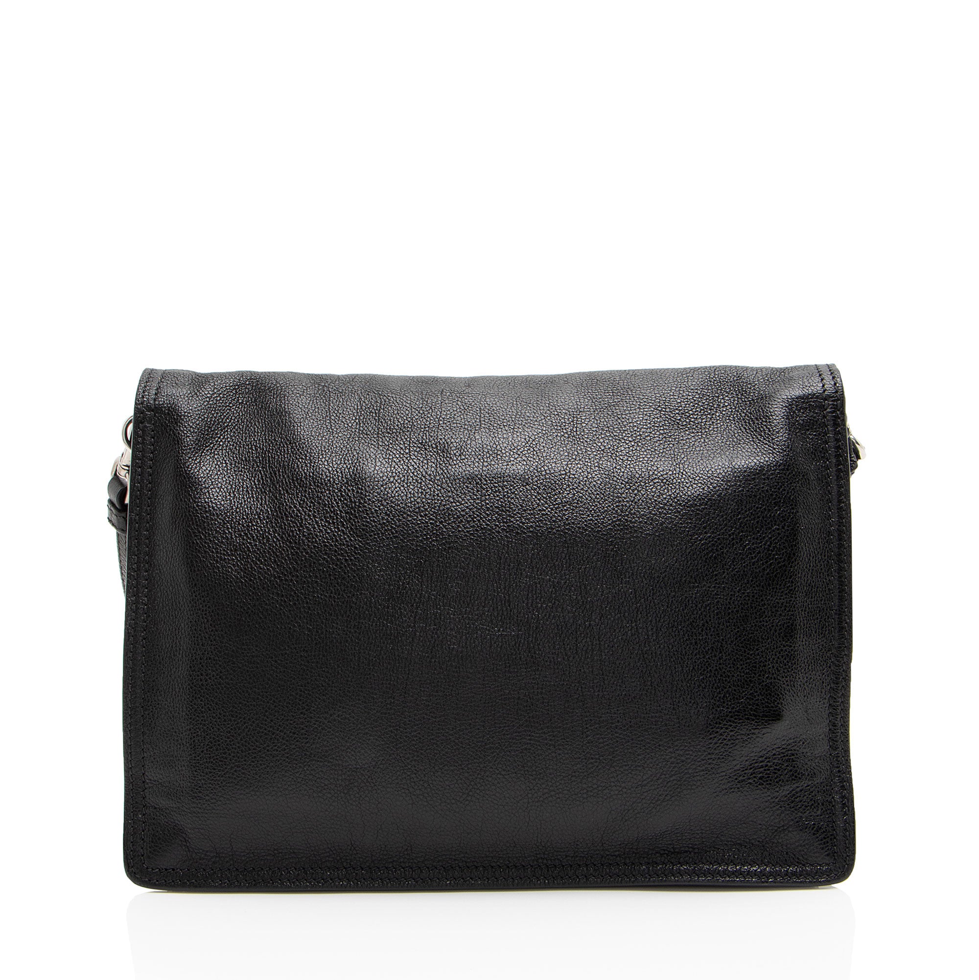 Prada Ombre Glace Calf Etiquette Flap Messenger