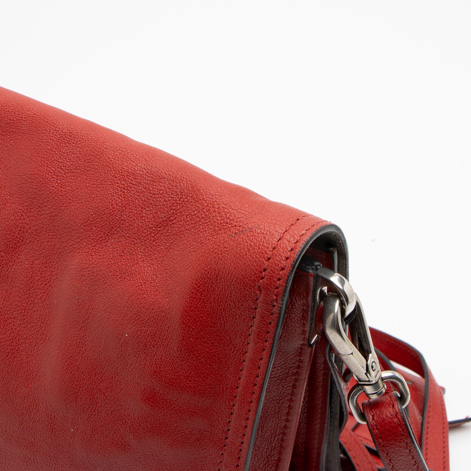 Prada Ombre Glace Calf Etiquette Flap Messenger