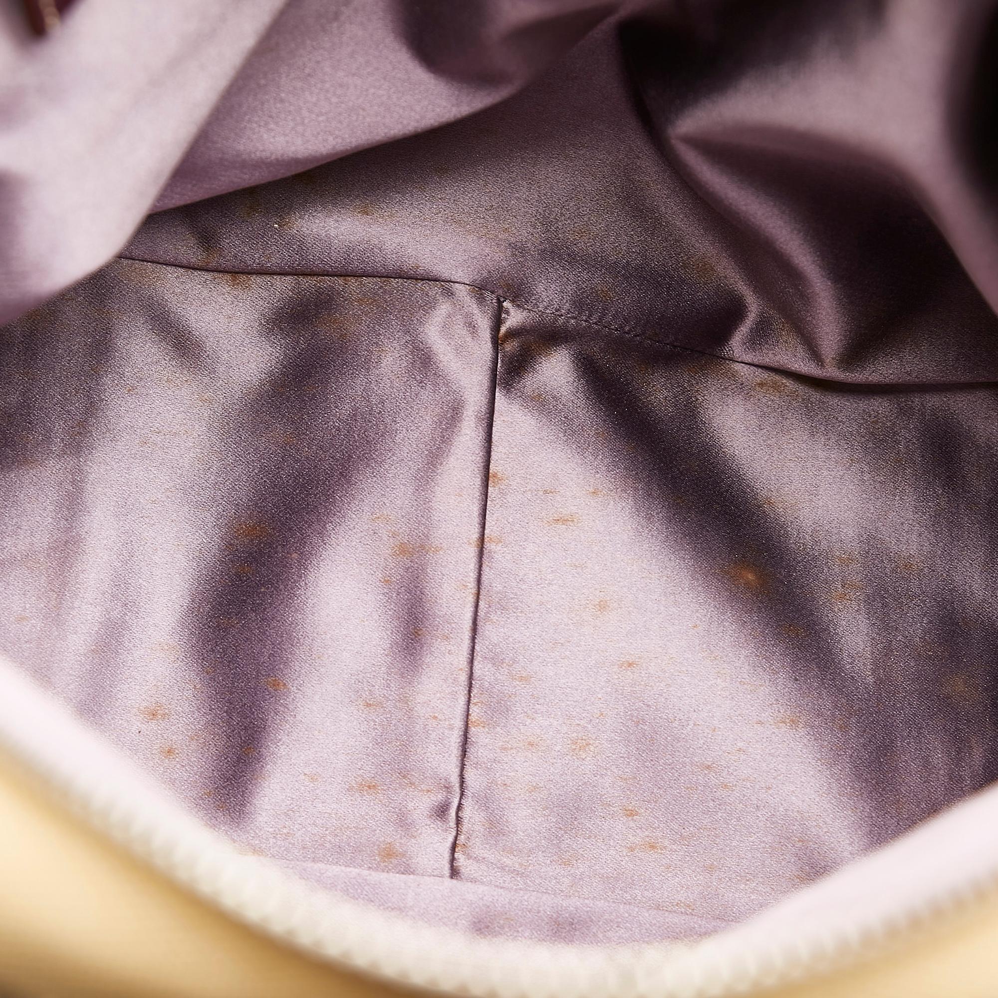 Prada Ostrich Trimmed Dome Handbag (SHG-yF5K8r)