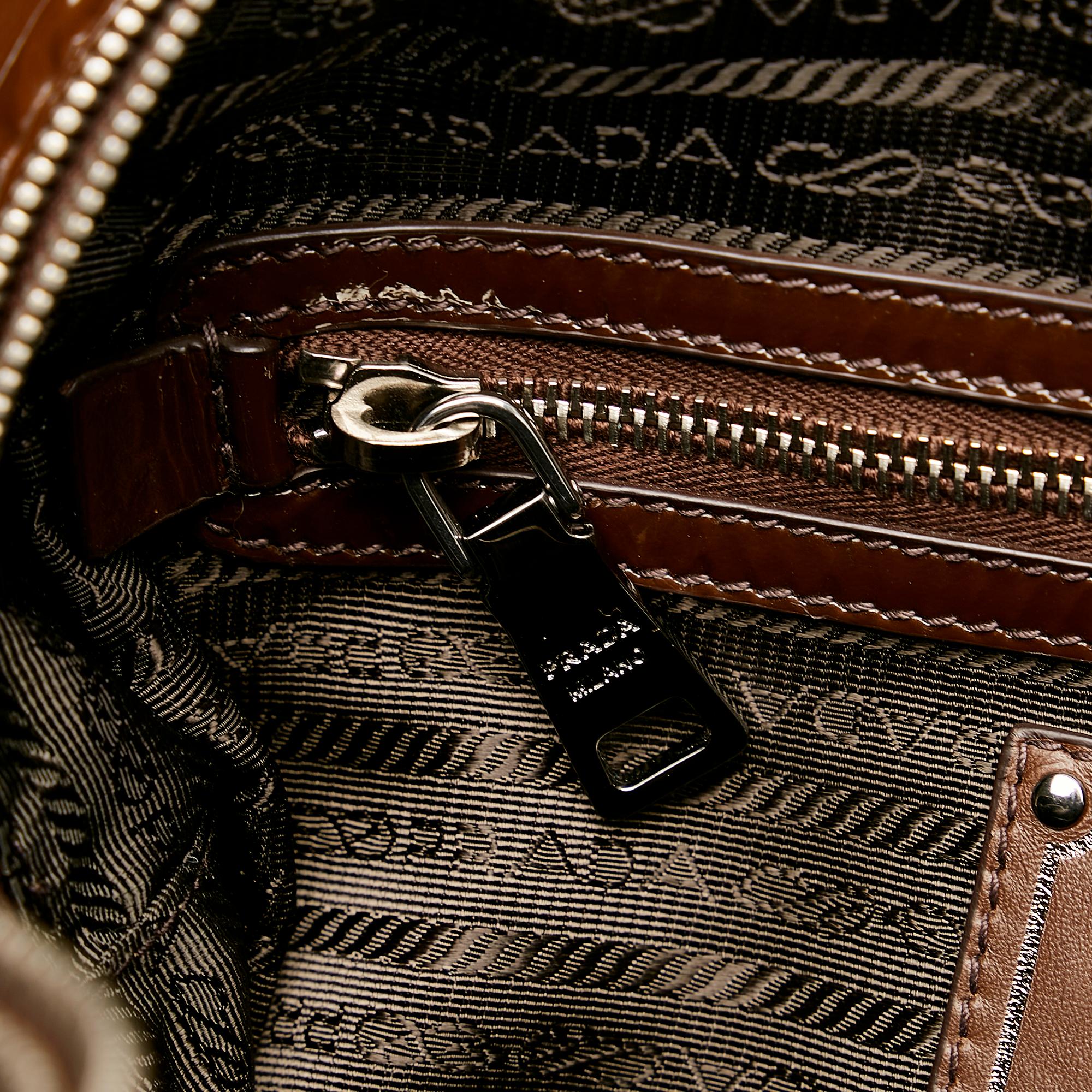 Prada Patent Leather Satchel (SHG-37314)