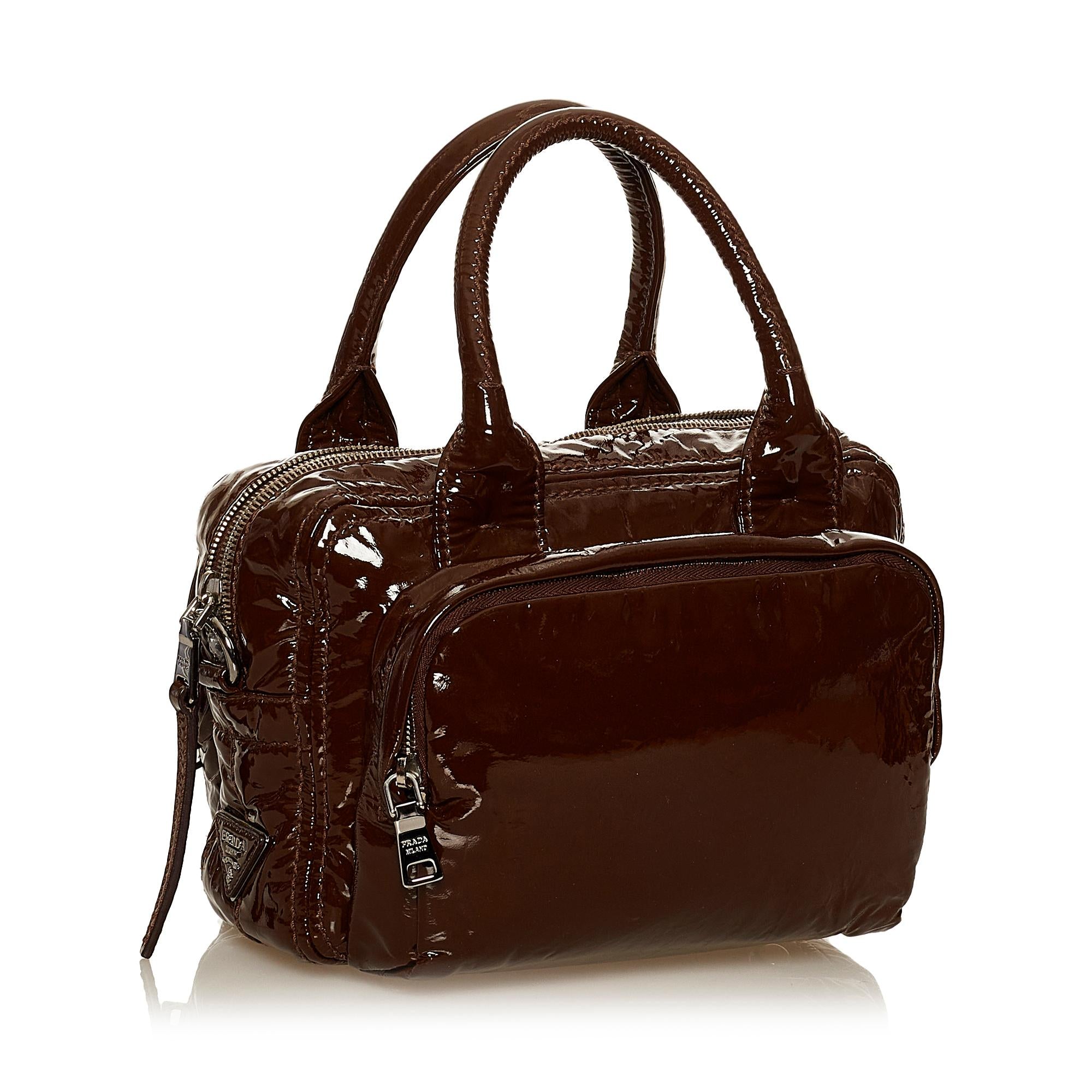 Prada Patent Leather Satchel (SHG-37314)