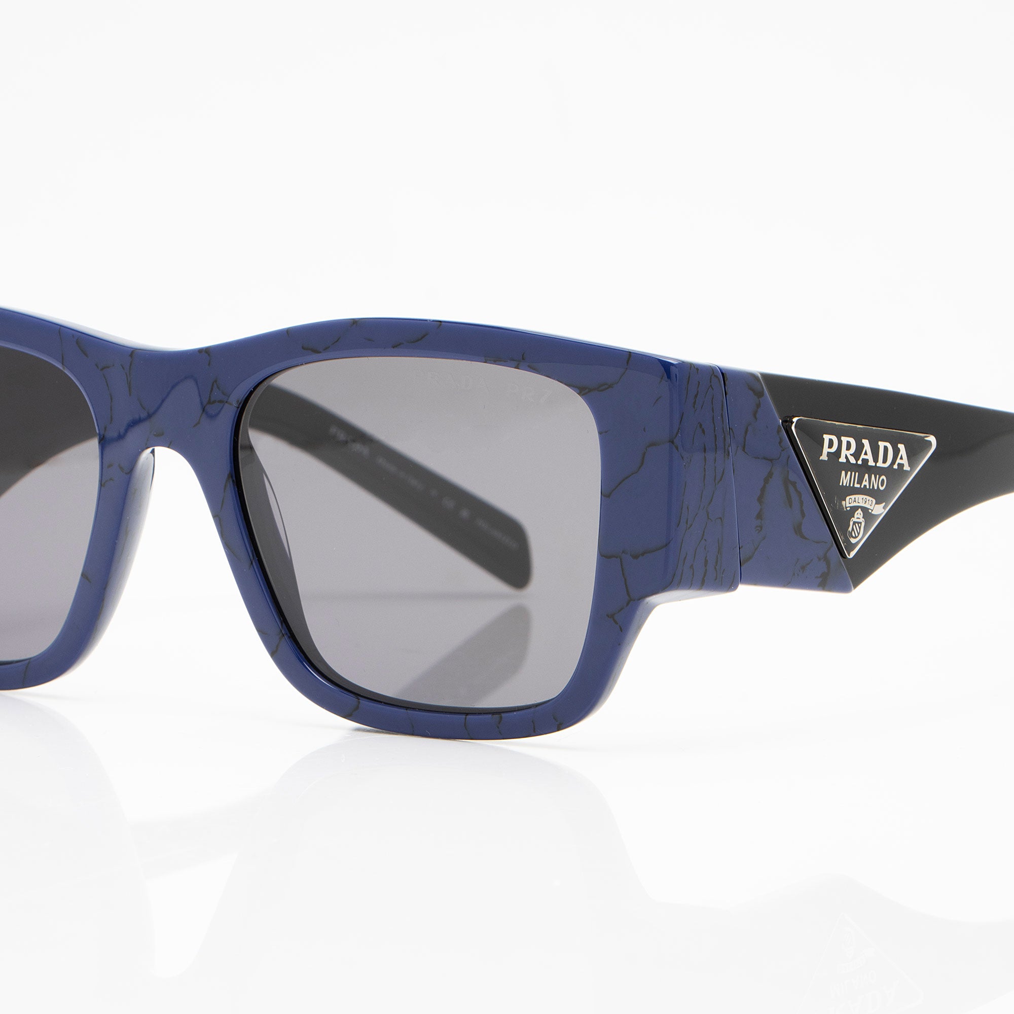 Prada Polarized Triangle Logo Sunglasses