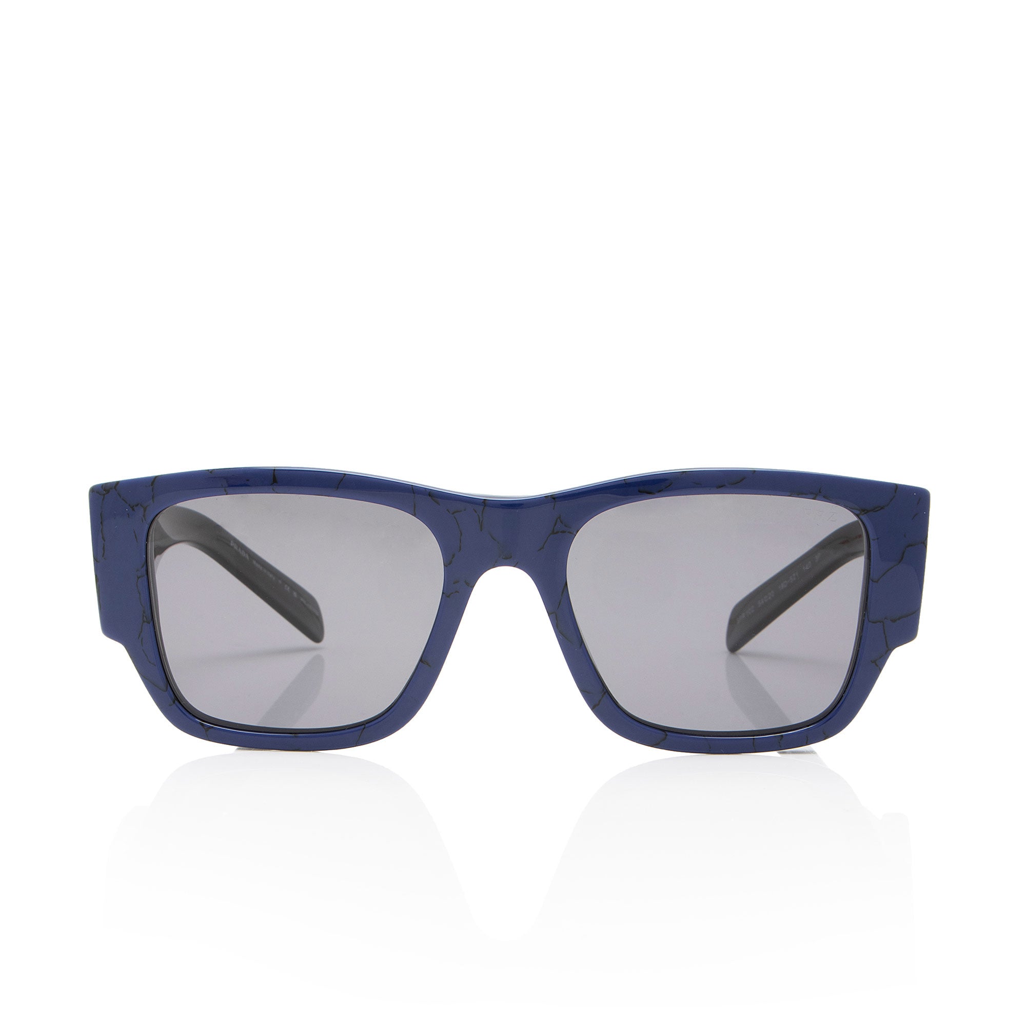 Prada Polarized Triangle Logo Sunglasses
