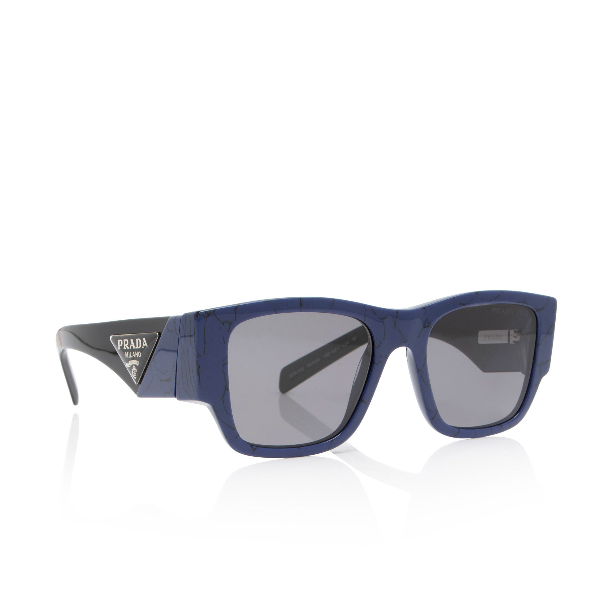 Prada Polarized Triangle Logo Sunglasses