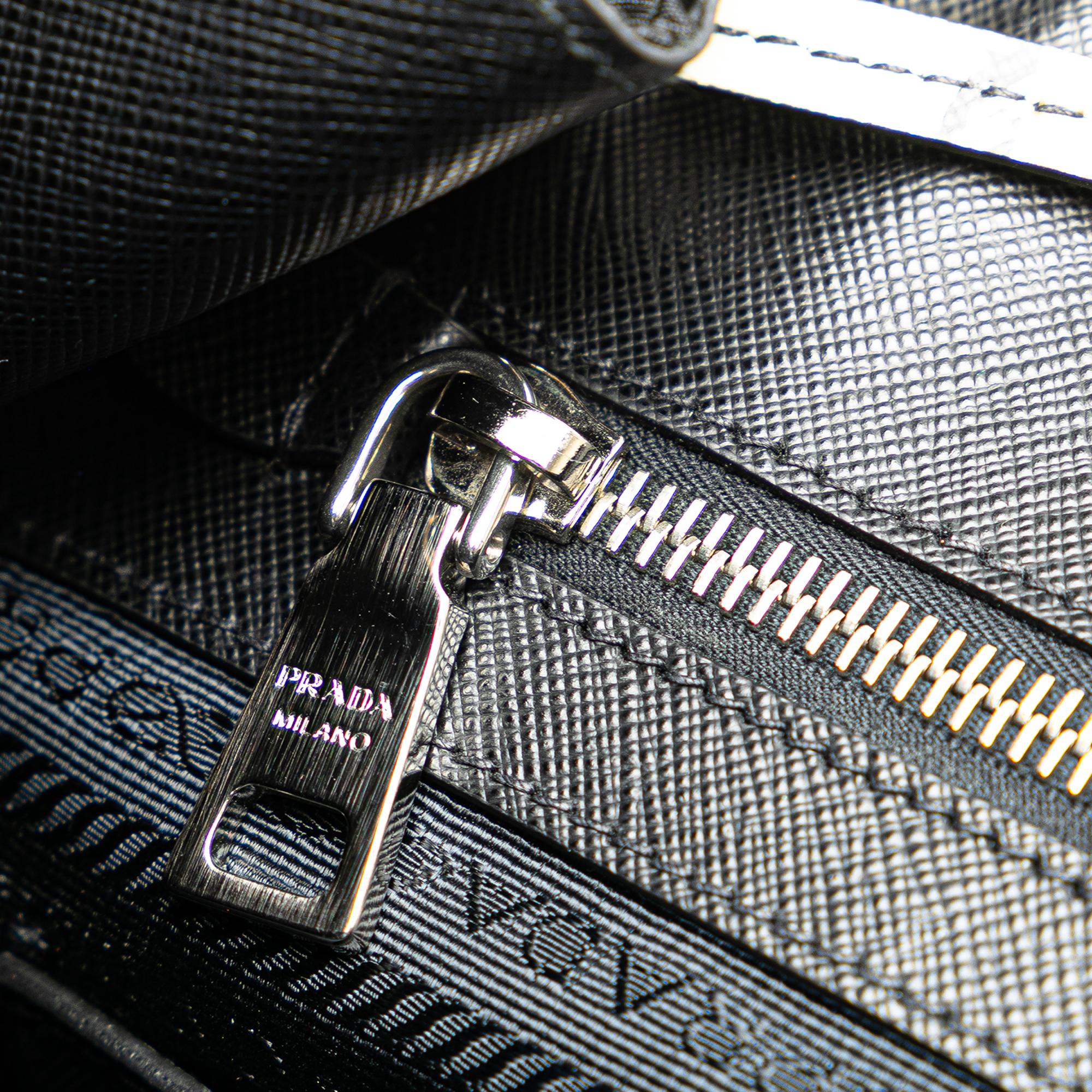Prada Printed Saffiano Trimmed Tessuto Backpack (SHG-PIB586)