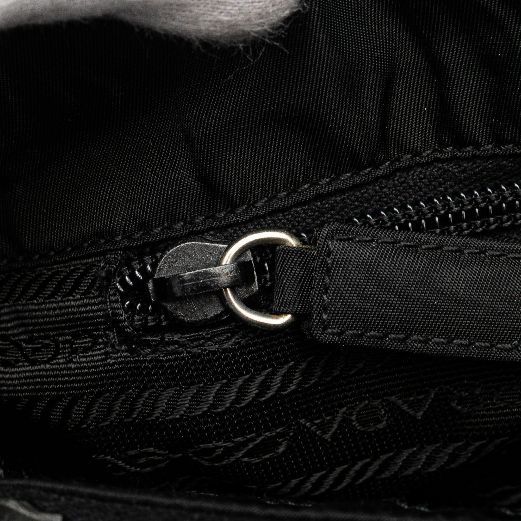 Prada Quilted Tessuto Chain Tote