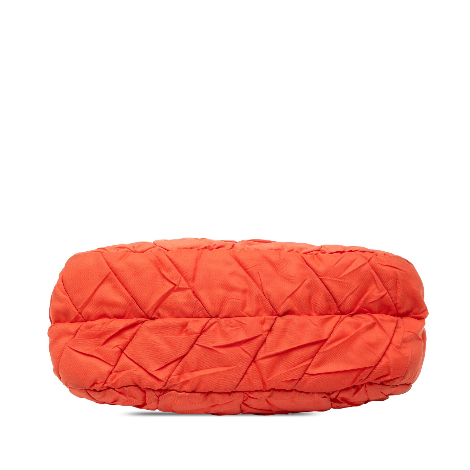 Prada Quilted Tessuto Hobo