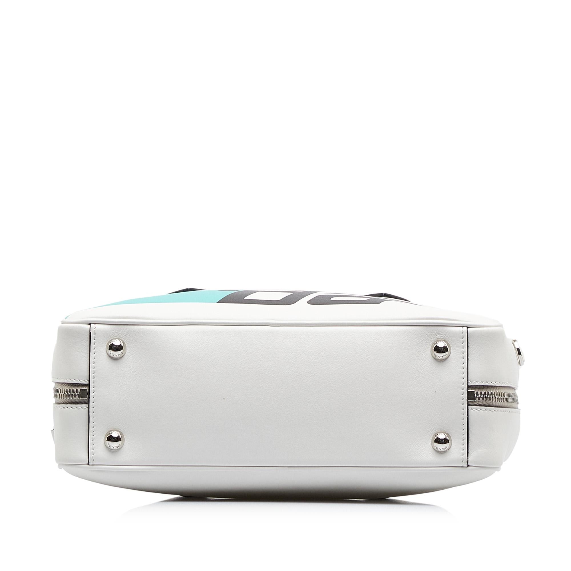 Prada Racing Logo Satchel (SHG-MufGJE)