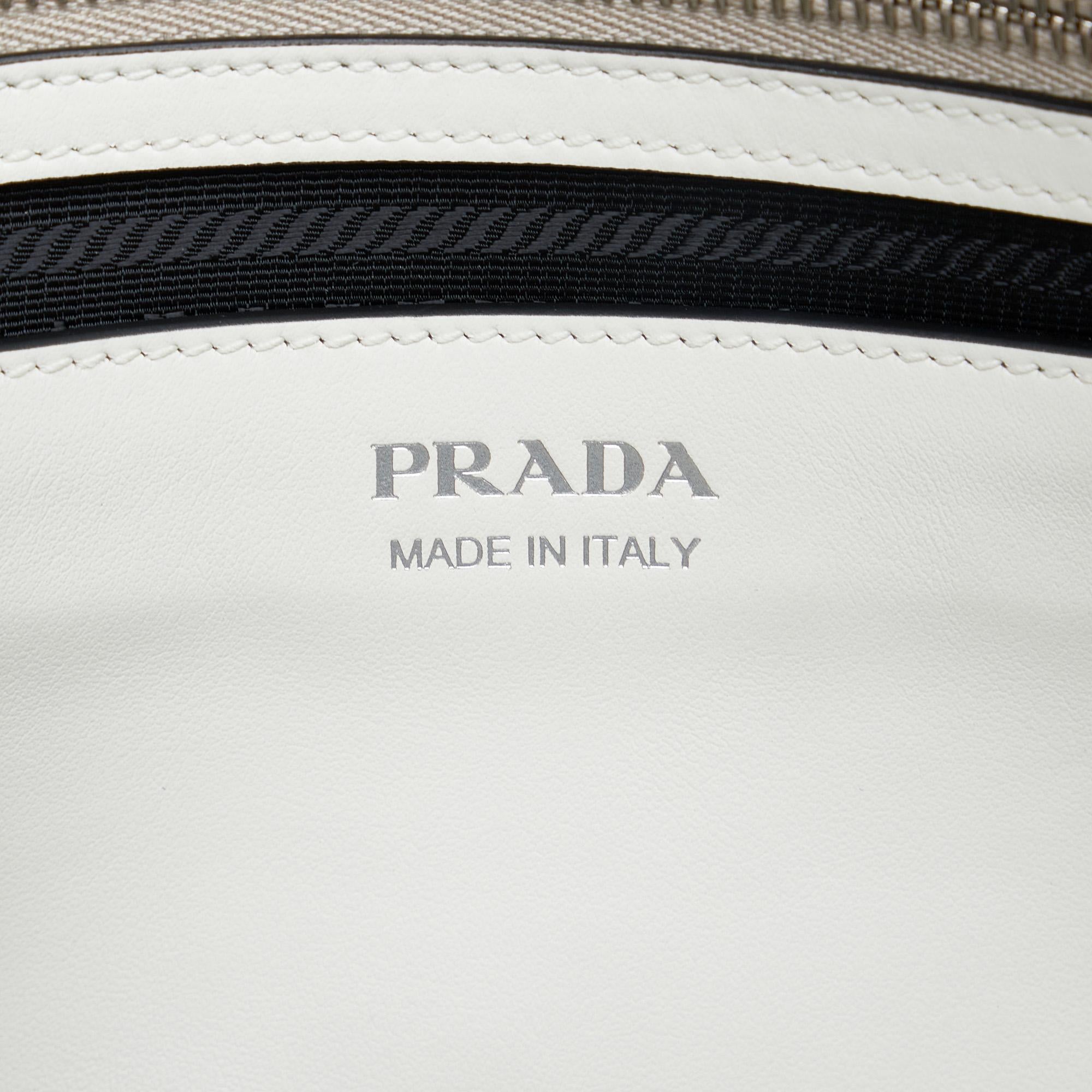 Prada Racing Logo Satchel (SHG-MufGJE)