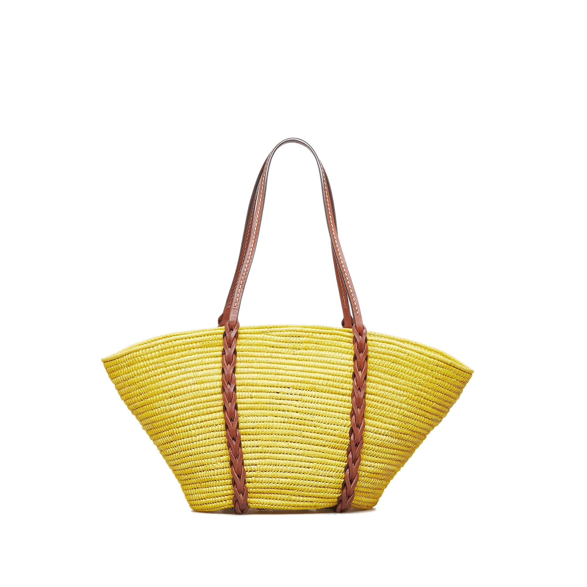 Prada Raffia Basket Tote (SHG-HIhwhS)