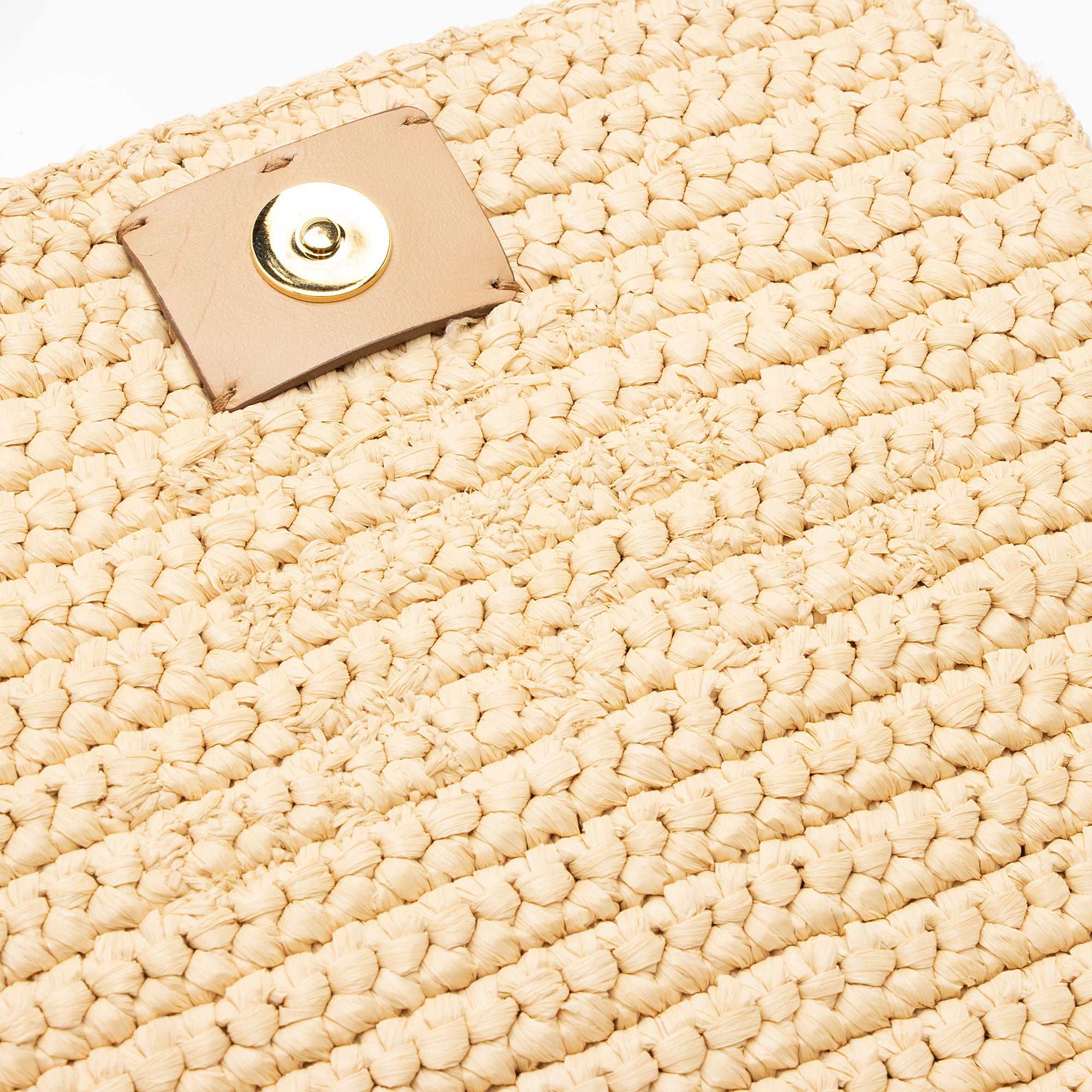 Prada Raffia Logo Flap Shoulder Bag (SHF-vAij0V)