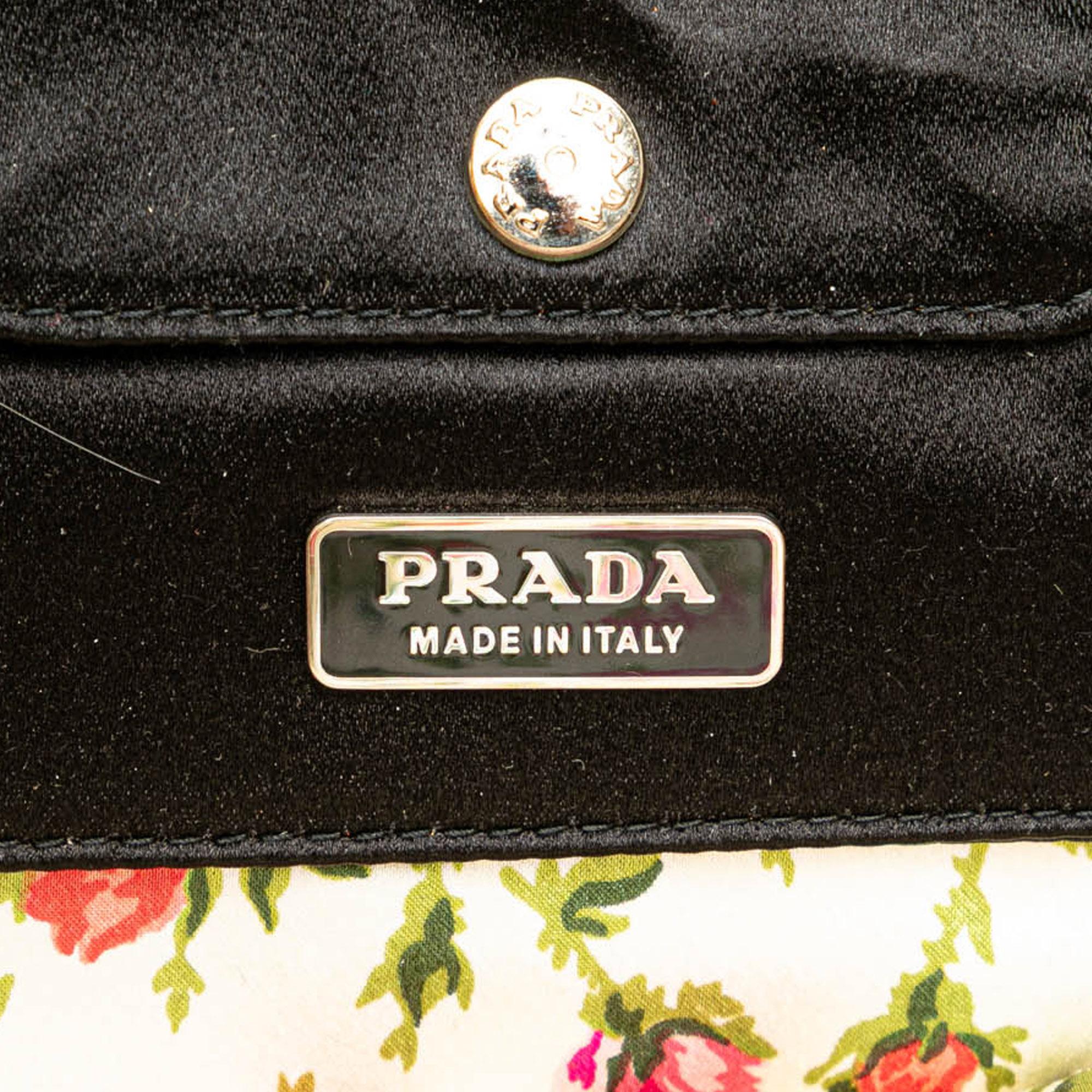 Prada Raso Flower Shoulder Bag
