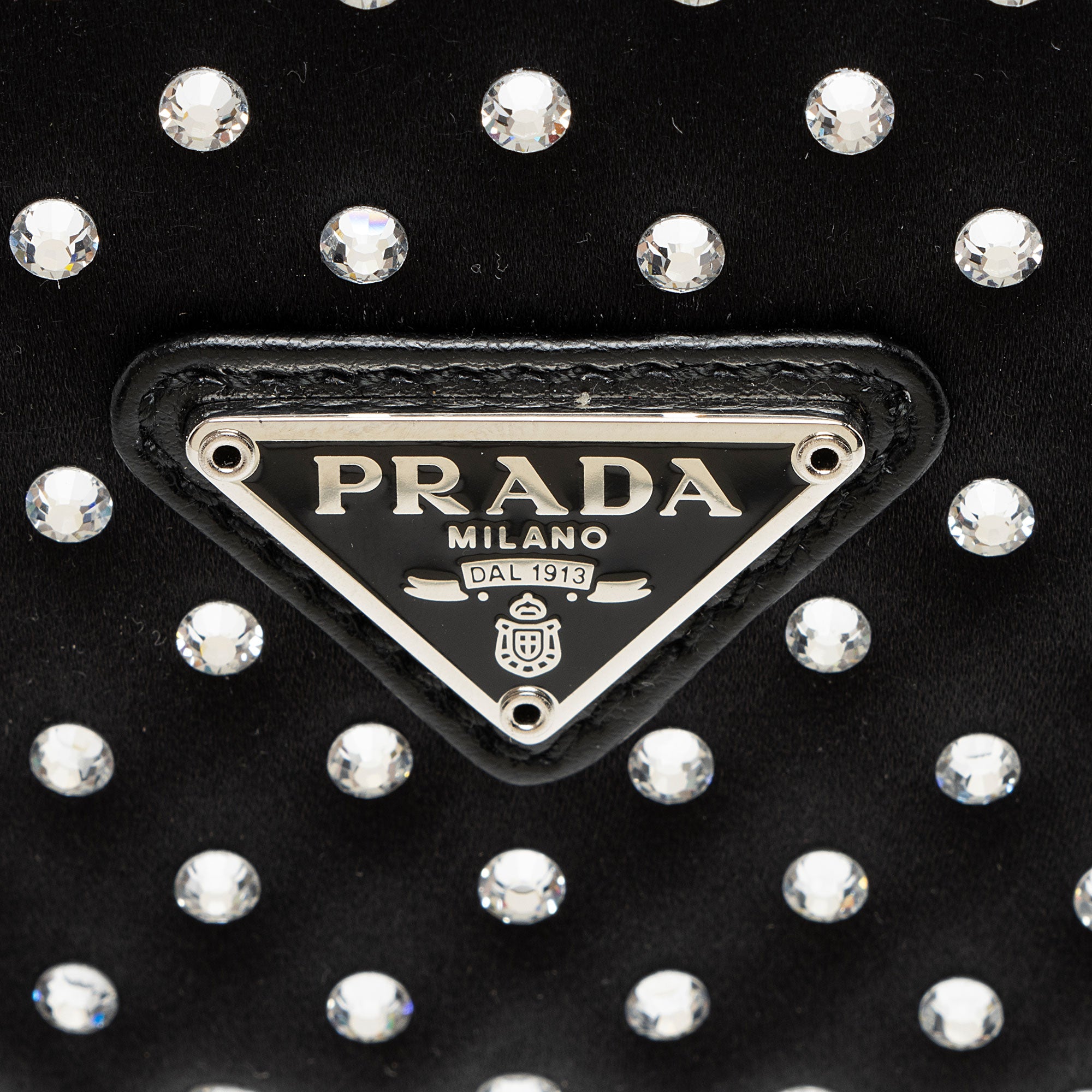 Prada Re-Nylon Crystal Embellished Drawstring Pouch