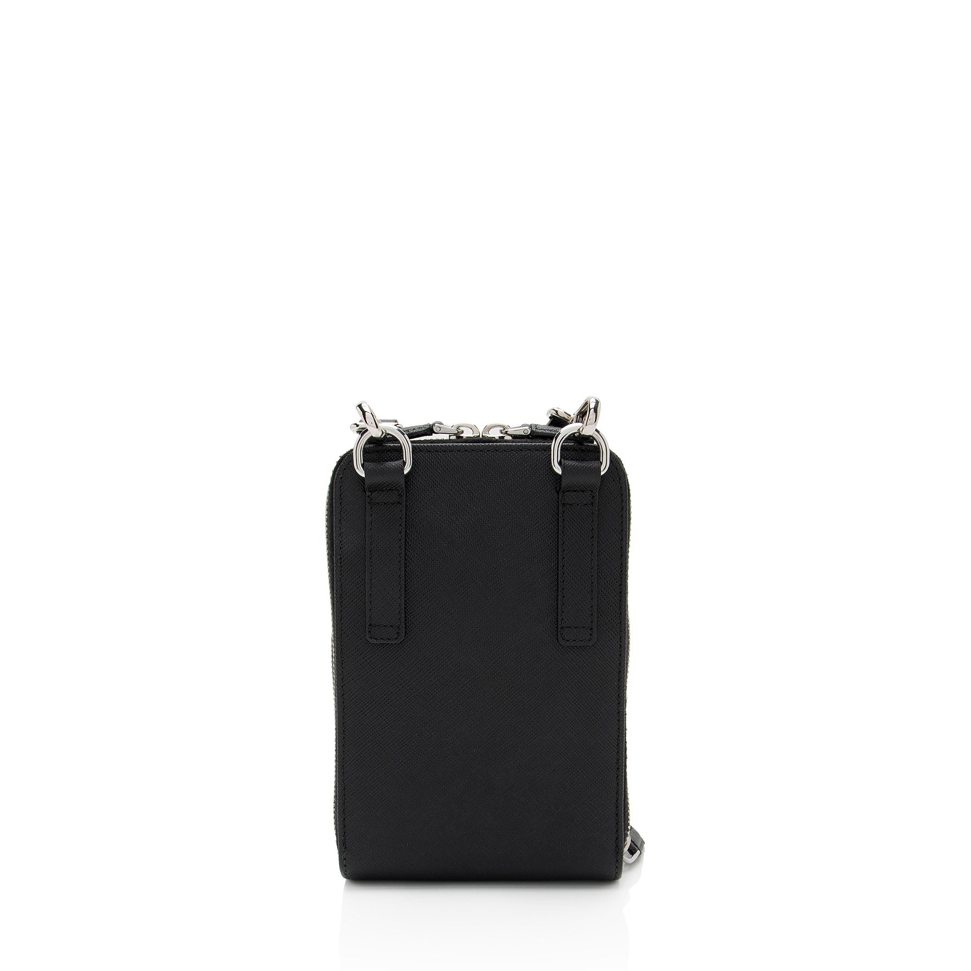 Prada Re-Nylon Saffiano Phone Crossbody (SHF-aL0vSx)