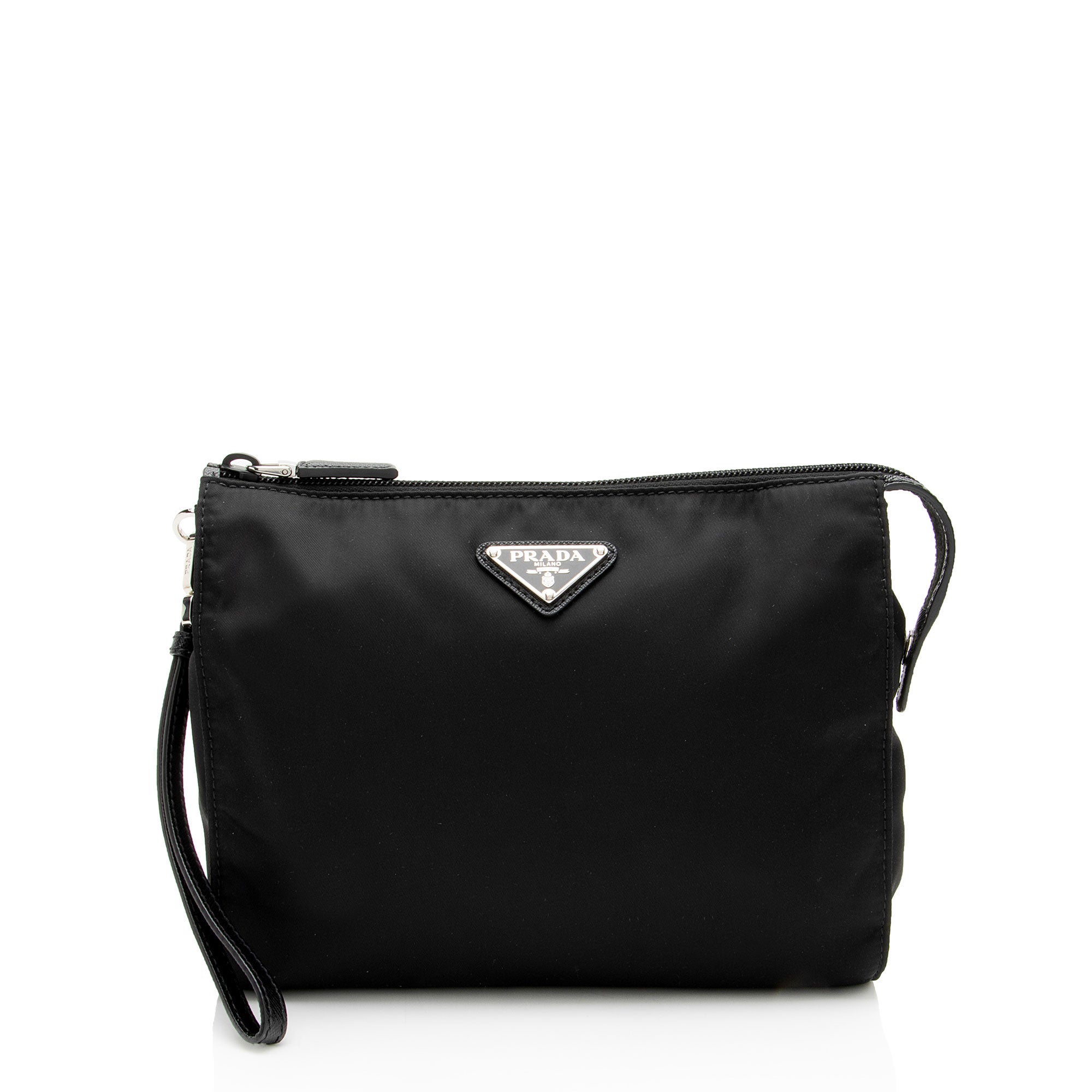 Prada Re-Nylon Saffiano Wristlet