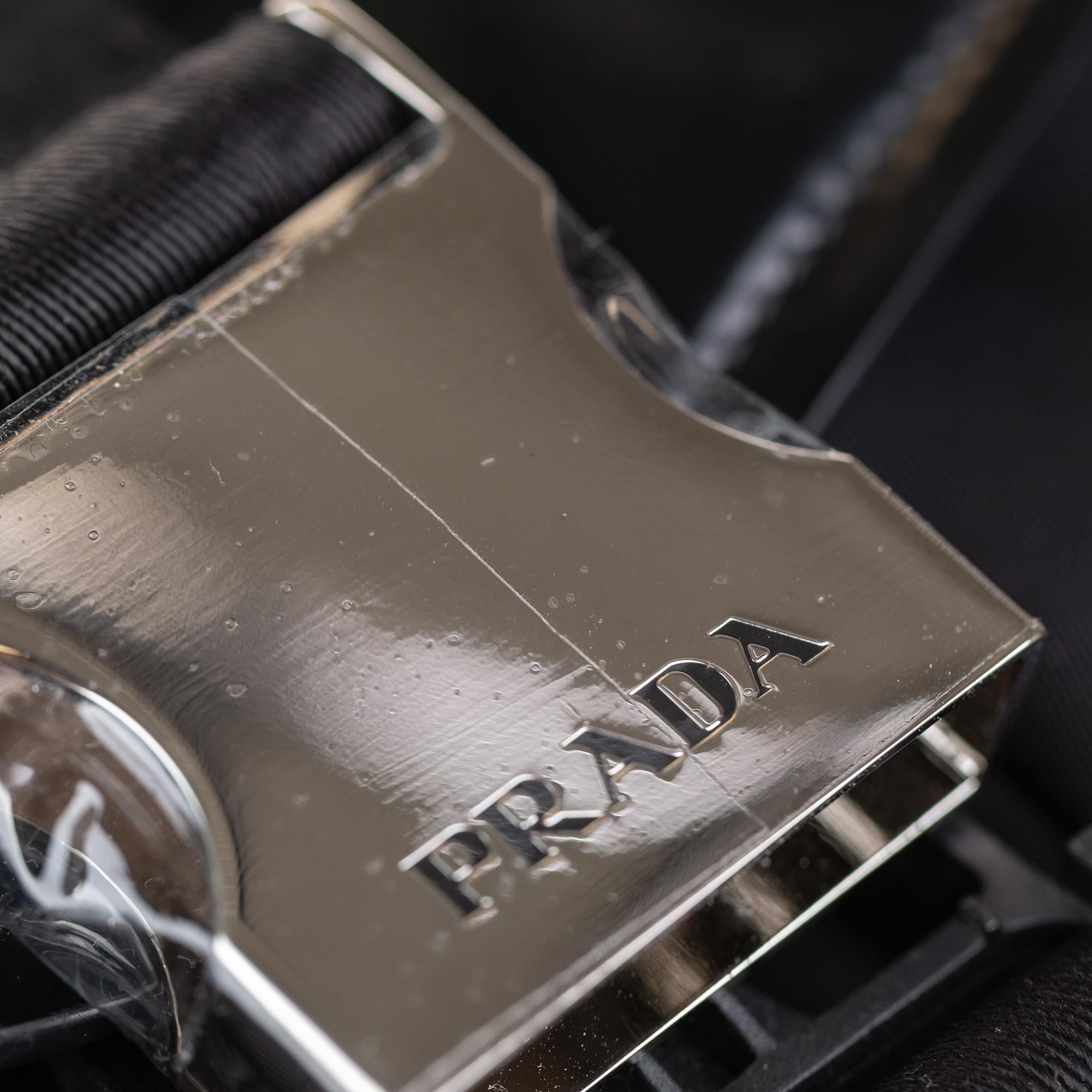 Prada Re Nylon Spazzolato Pocket Crossbody Bag (SHG-36812)