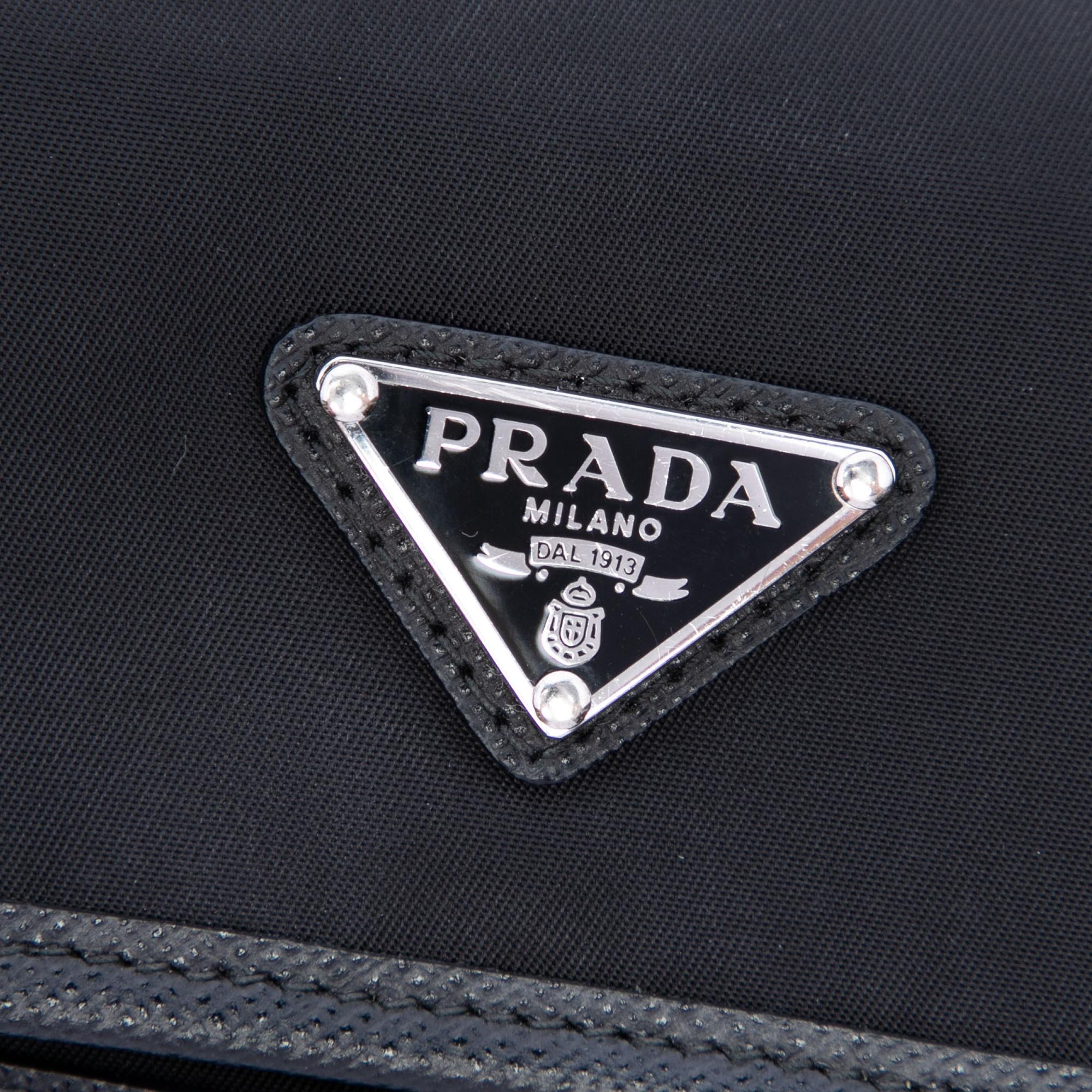 Prada Re Nylon and Saffiano Pouch