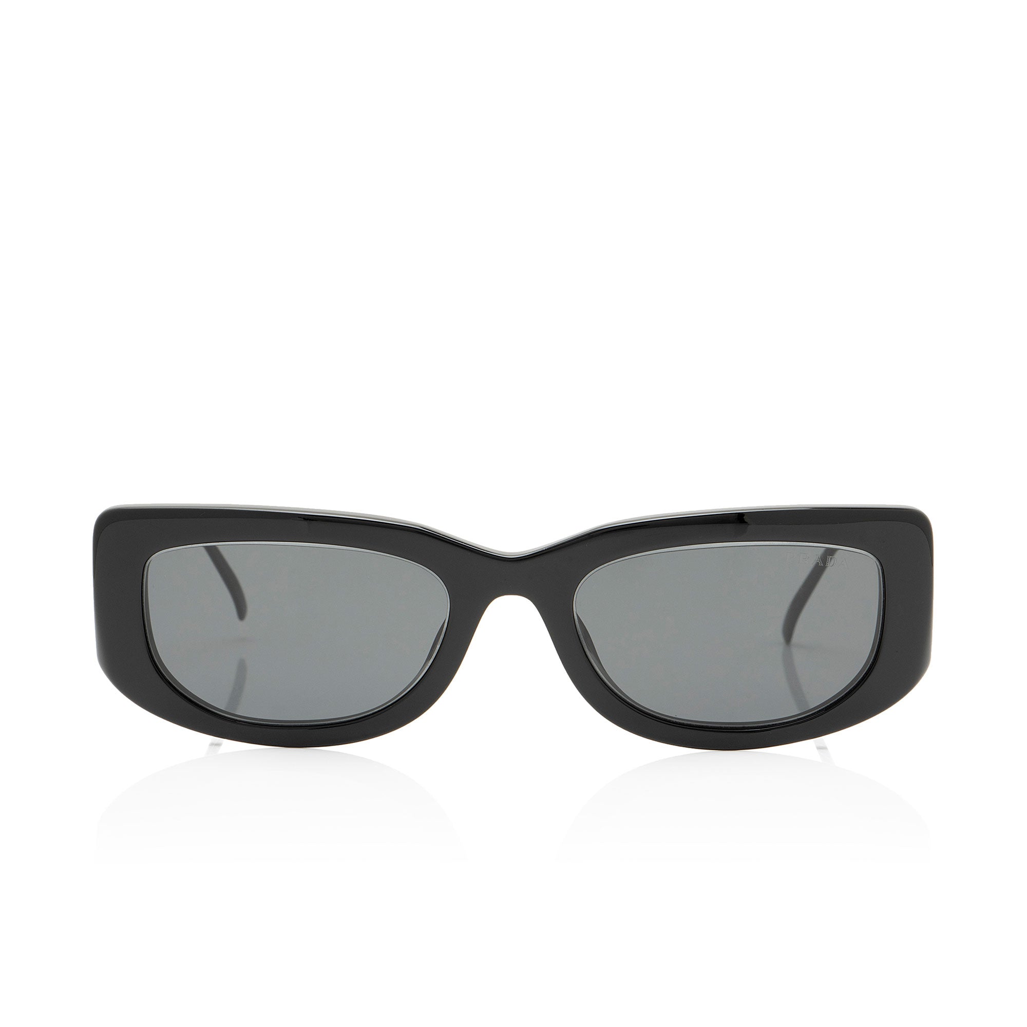 Prada Rectangle Triangle Logo Sunglasses