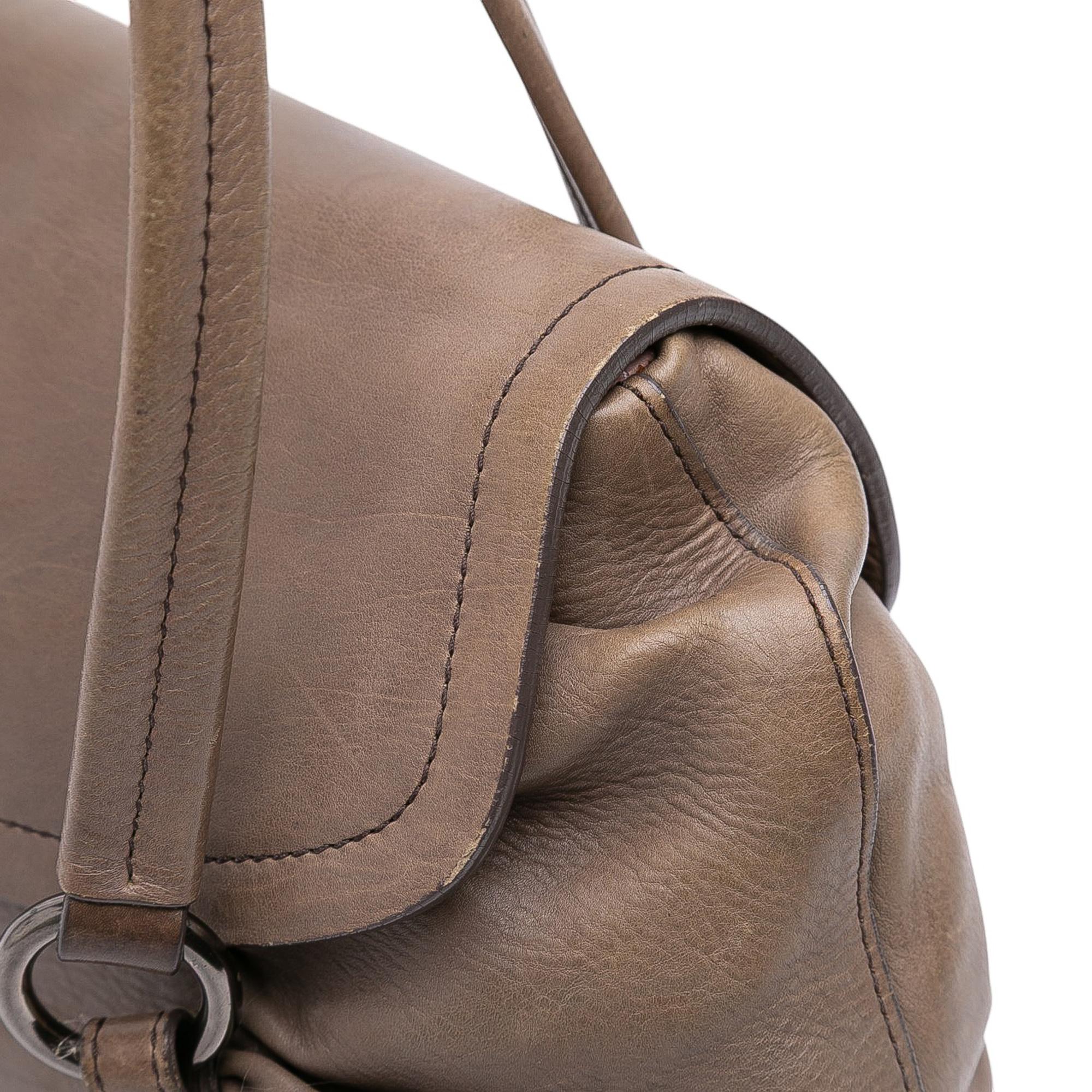 Prada Royal Calf Pushlock Shoulder Bag